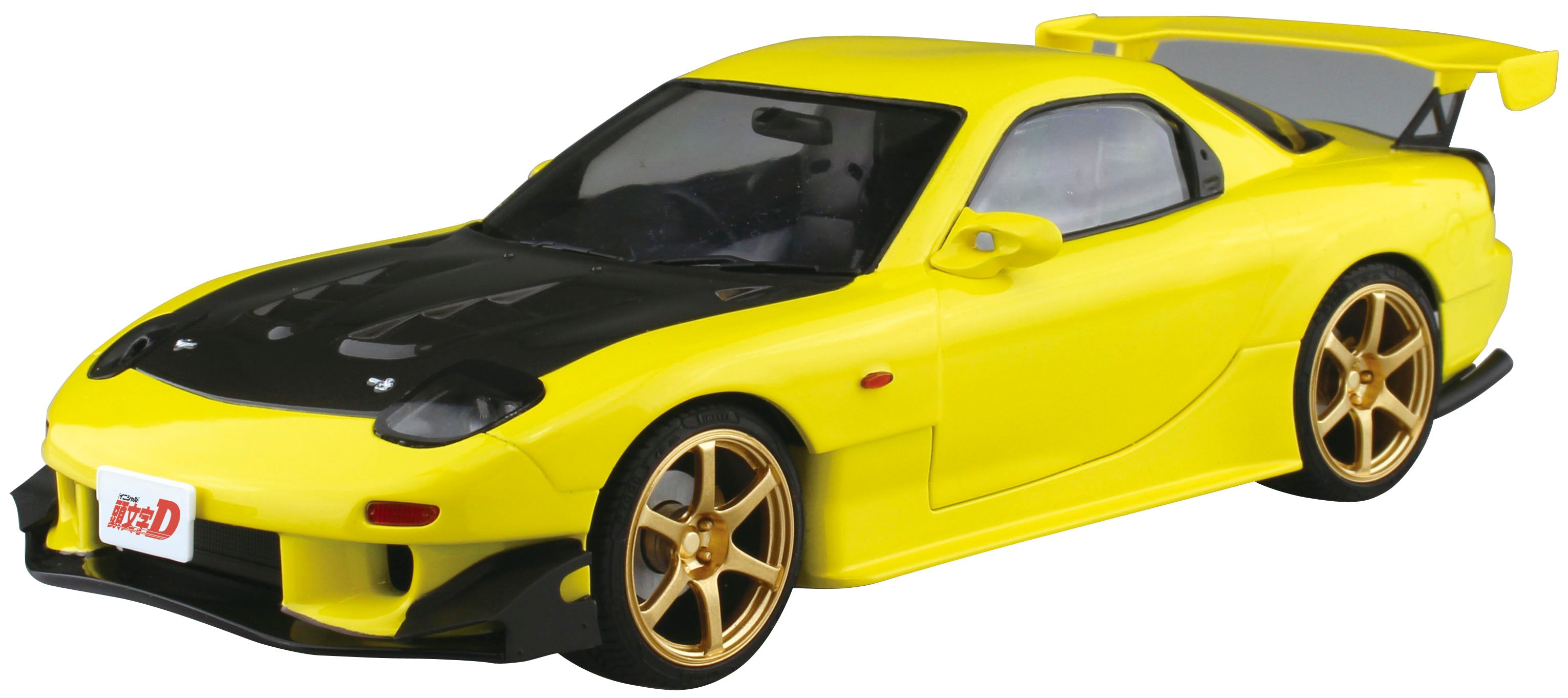 Aoshima Model Kits: Initial D - Takahashi Keisuke Fd3S Rx 7 Project D Escala 1/24 Kit De Plastico