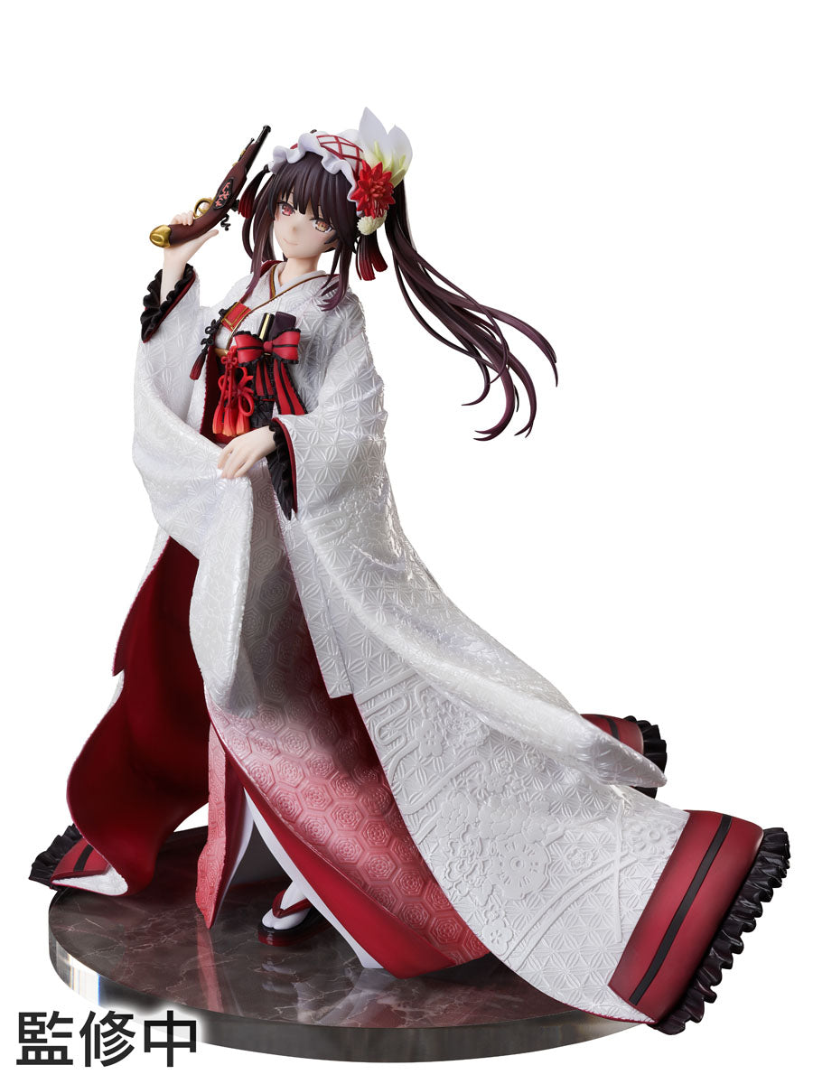 Furyu Scale Figure: Date A Live - Kurumi Tokisaki Shiromuku Escala 1/7