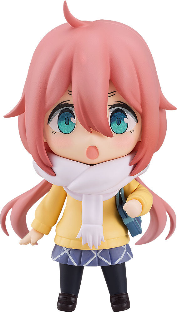 Max Factory Nendoroid: Laid Back Camp - Nadeshiko Kagamihara Con Uniforme Escolar