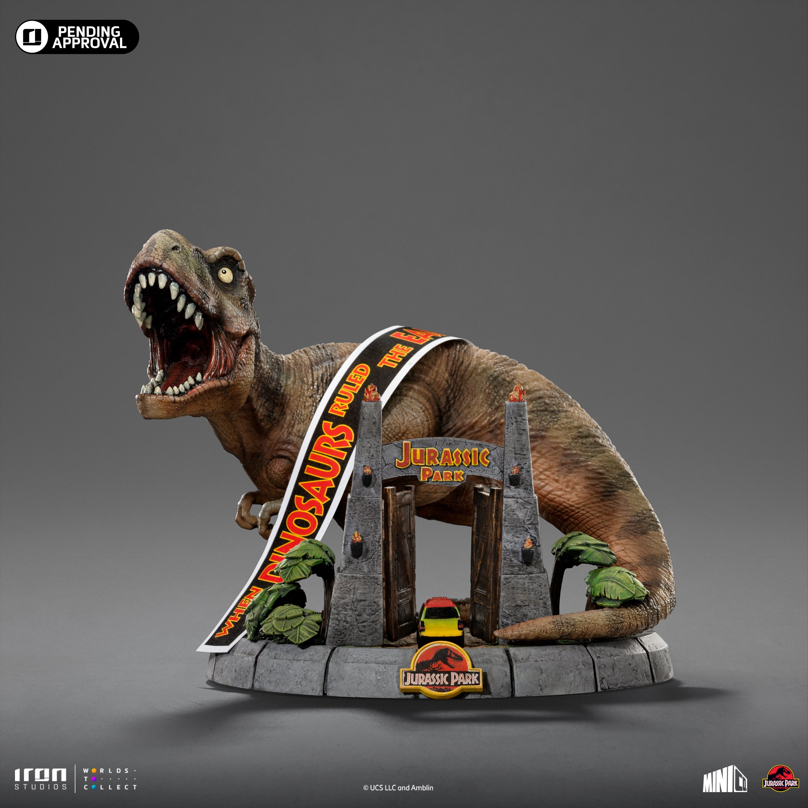 IRON Studios Minico: Jurassic Park - T Rex 30 Aniversario Deluxe