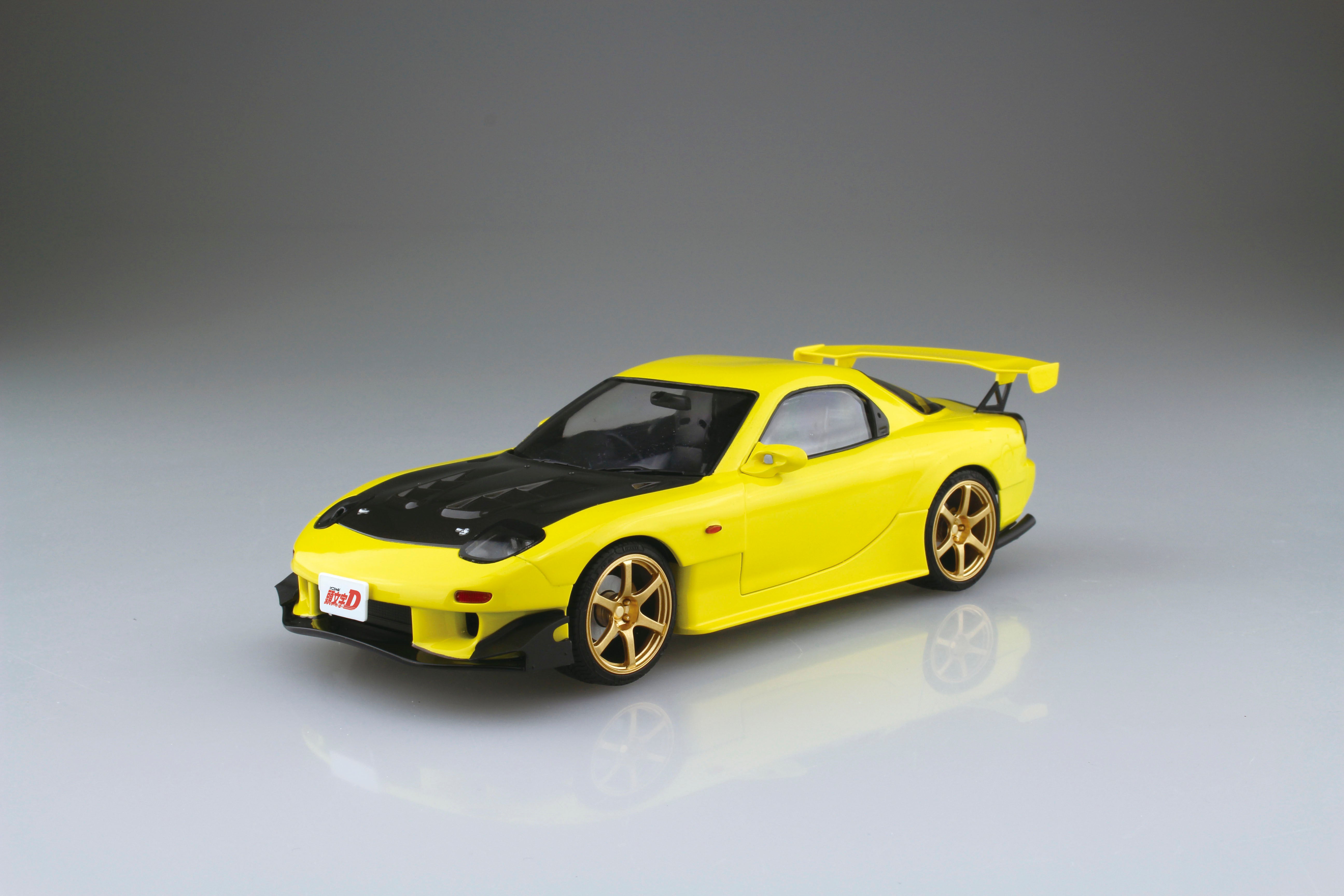 Aoshima Model Kits: Initial D - Takahashi Keisuke Fd3S Rx 7 Project D Escala 1/24 Kit De Plastico