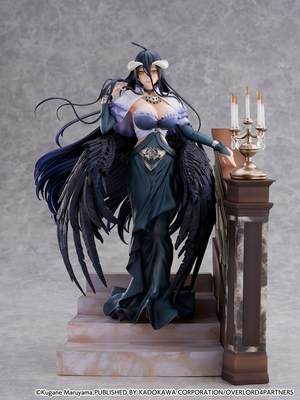 Cyberz Scale Figure: Overlord - Albedo Jet Black Dress Escala 1/7