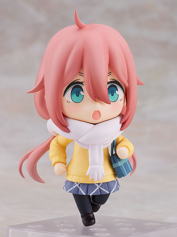 Max Factory Nendoroid: Laid Back Camp - Nadeshiko Kagamihara Con Uniforme Escolar