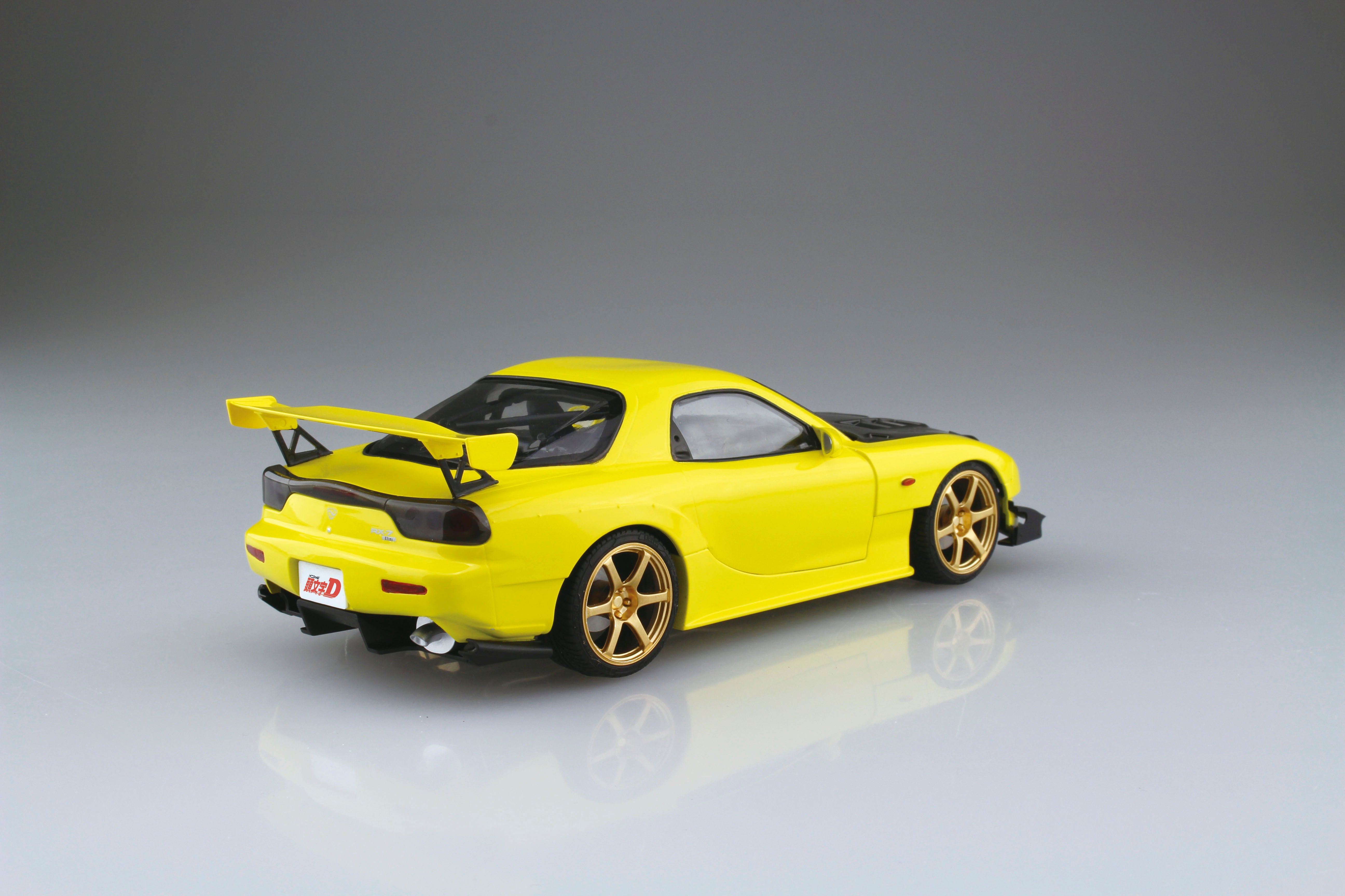 Aoshima Model Kits: Initial D - Takahashi Keisuke Fd3S Rx 7 Project D Escala 1/24 Kit De Plastico