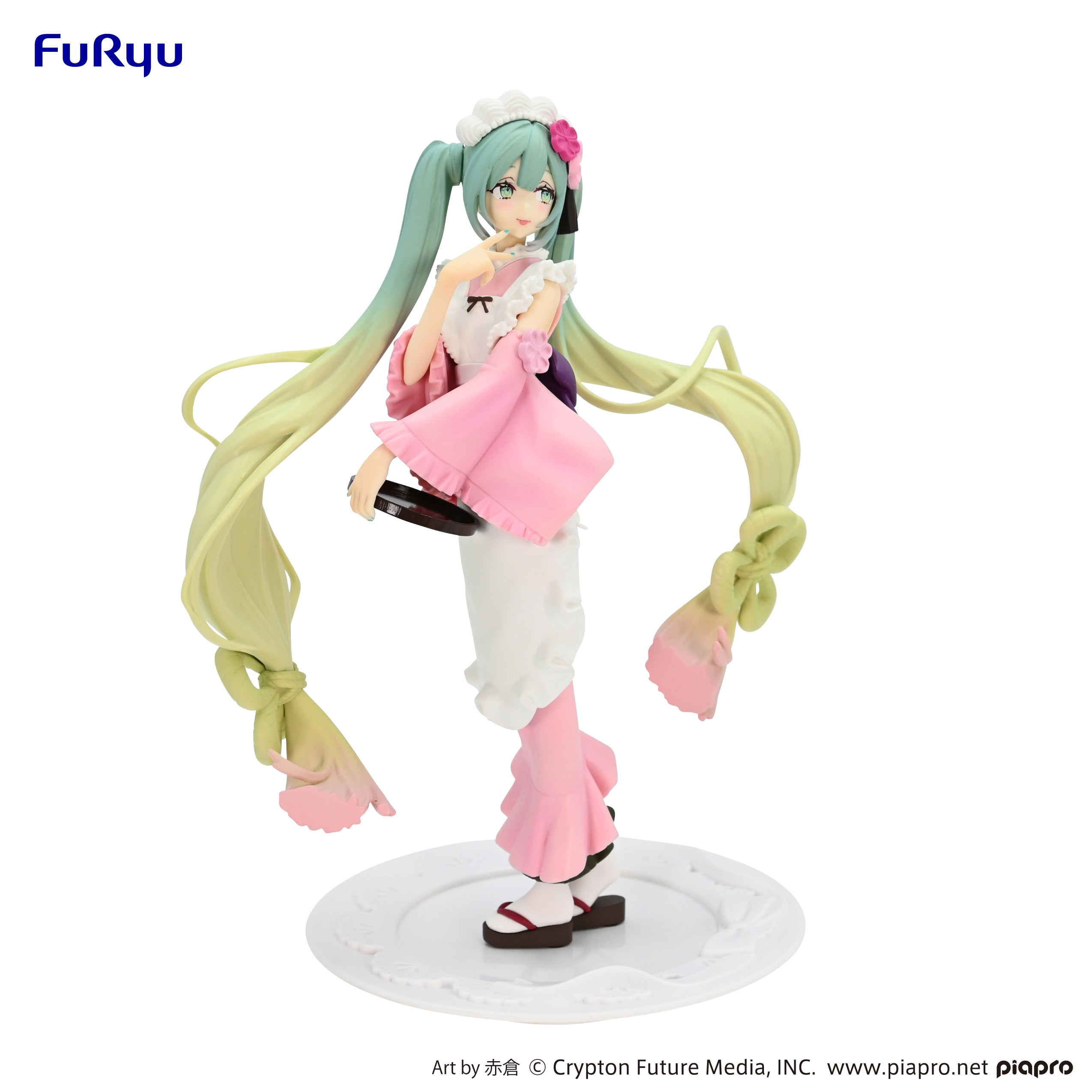 Furyu Figures Exceed Creative: Hatsune Miku - Matcha Green Tea Parfait Cherry Blossom