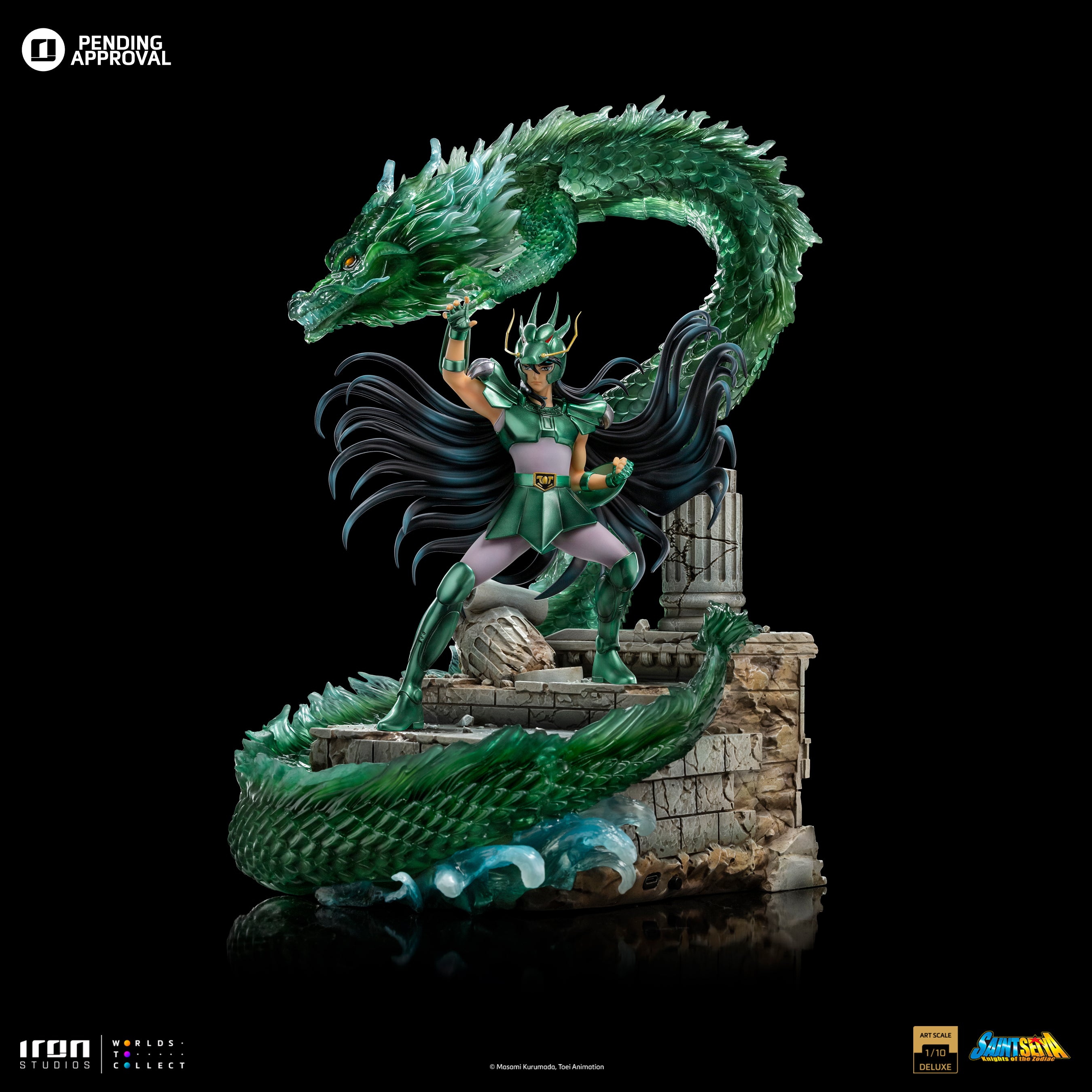 IRON Studios: Saint Seiya - Dragon Shiryu Deluxe Escala De Arte 1/10