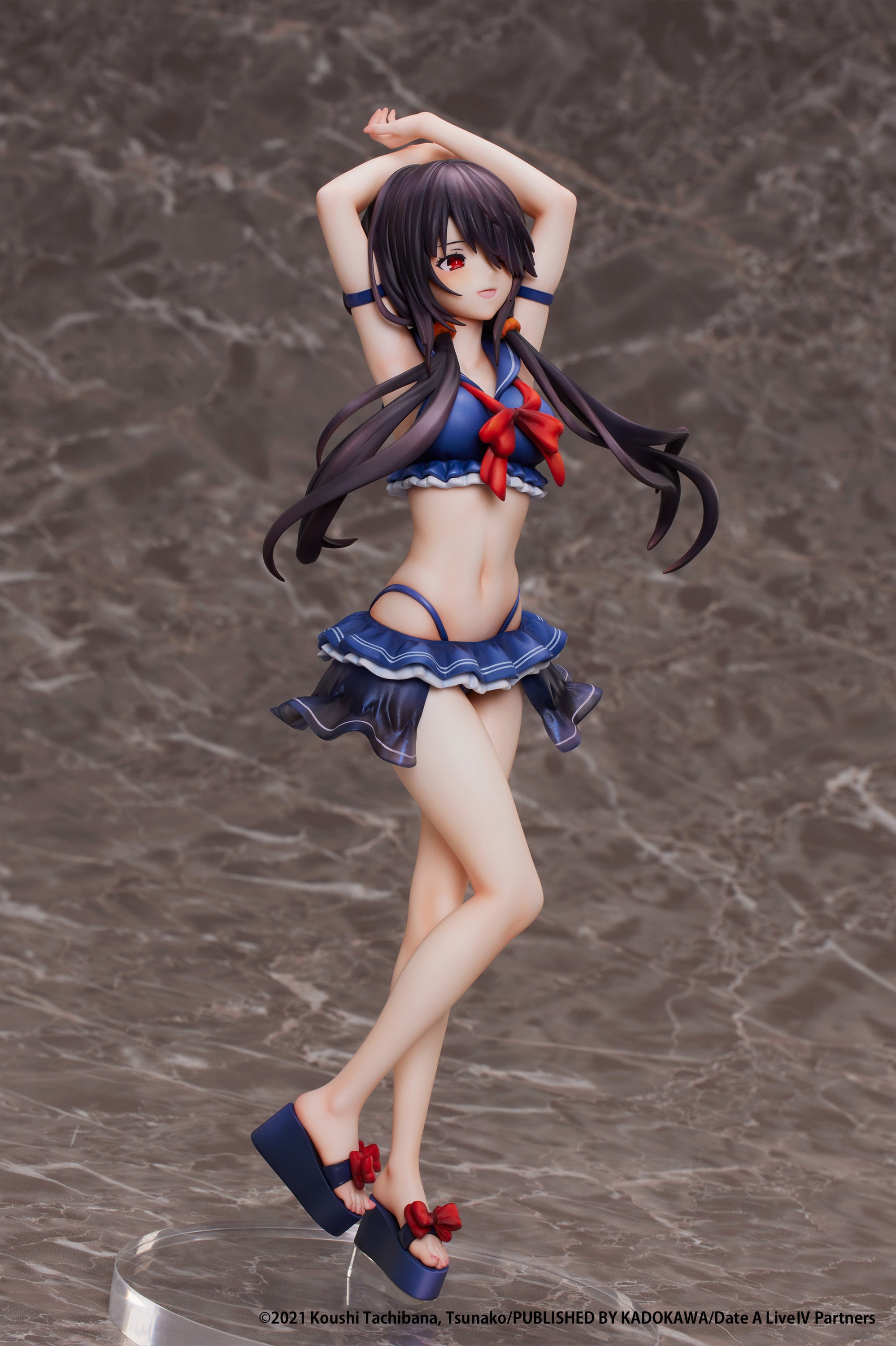 Elcoco Scale Figure: Date A Live Iv - Kurumi Tokisaki Escala 1/7