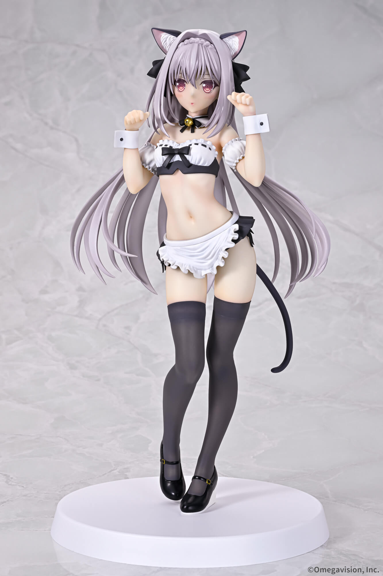 Q Six Scale Figure: Tsuki Ni Yorisou Otome No Sahou - Luna Sakurakouji Cat Maid Escala 1/6