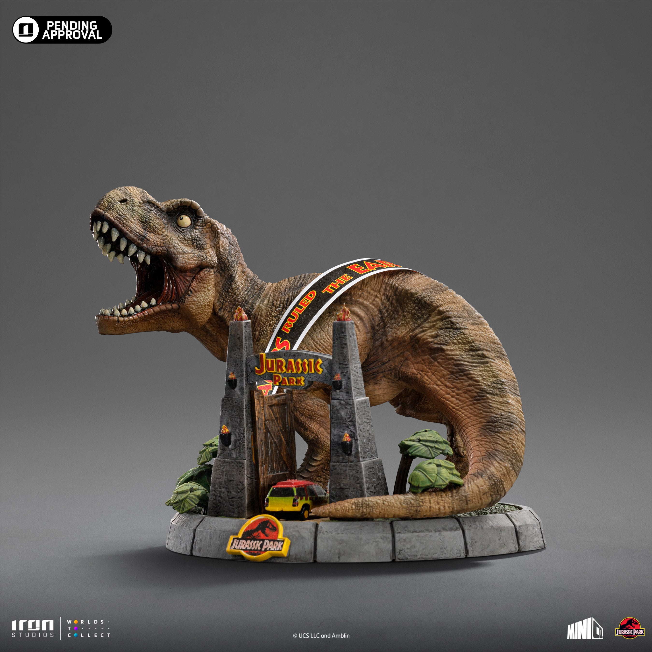 IRON Studios Minico: Jurassic Park - T Rex 30 Aniversario Deluxe