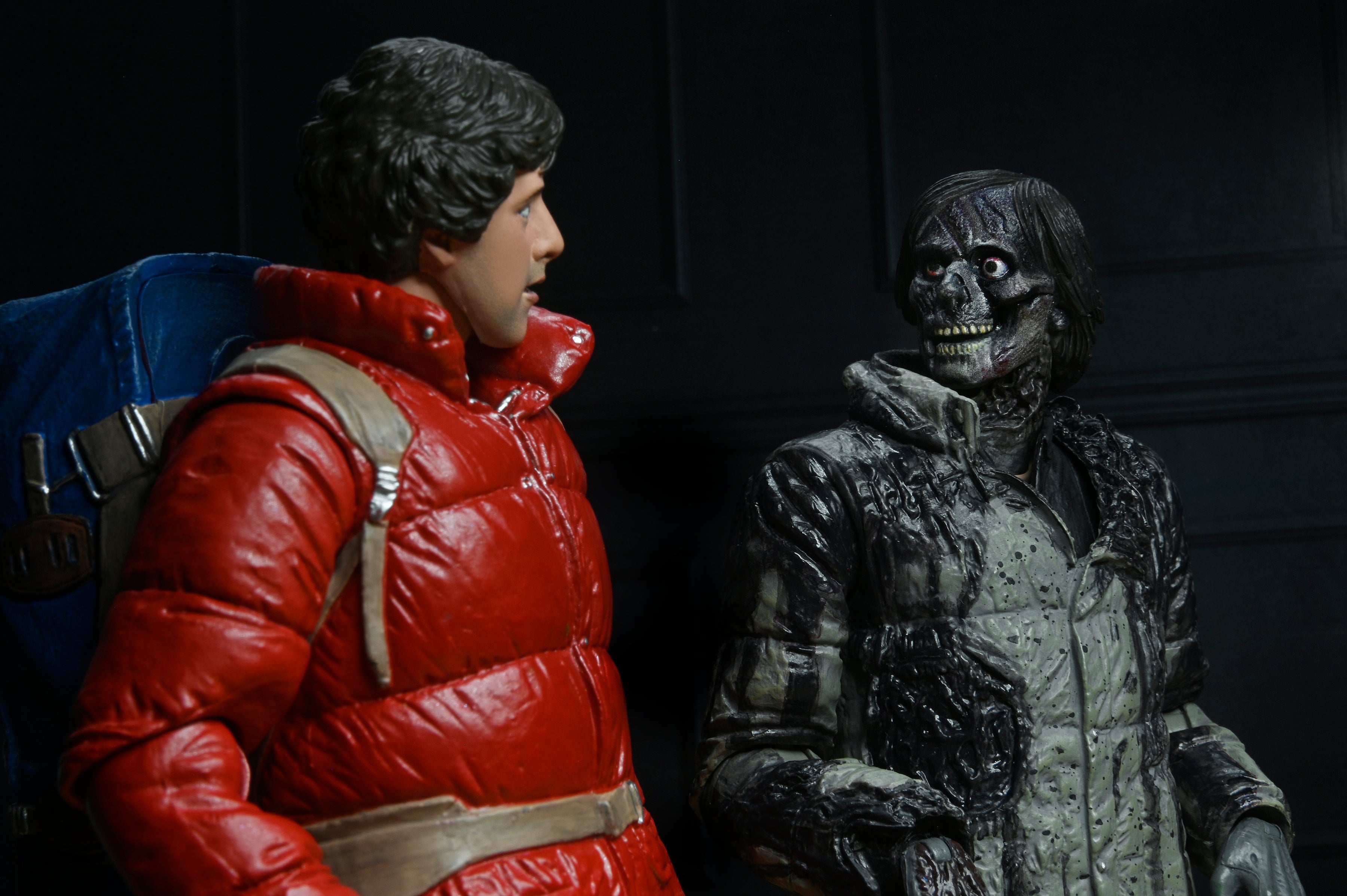 NECA Figura de Accion: Hombre Lobo Americano en Londres - Jack y David 2 Pack 7 Pulgadas