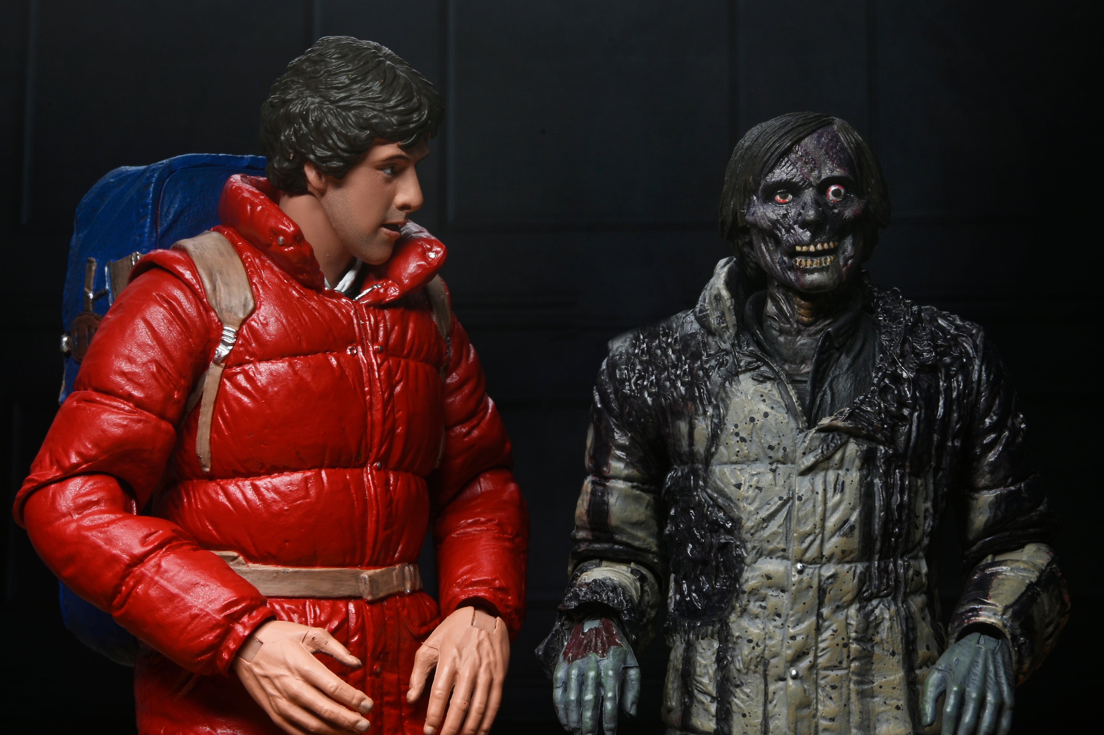 NECA Figura de Accion: Hombre Lobo Americano en Londres - Jack y David 2 Pack 7 Pulgadas