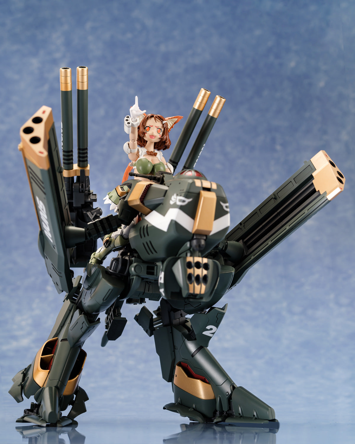 Aoshima Model Kits: Macross Delta - Macross Delta Vb 6 Konig Monster Kit De Plastico