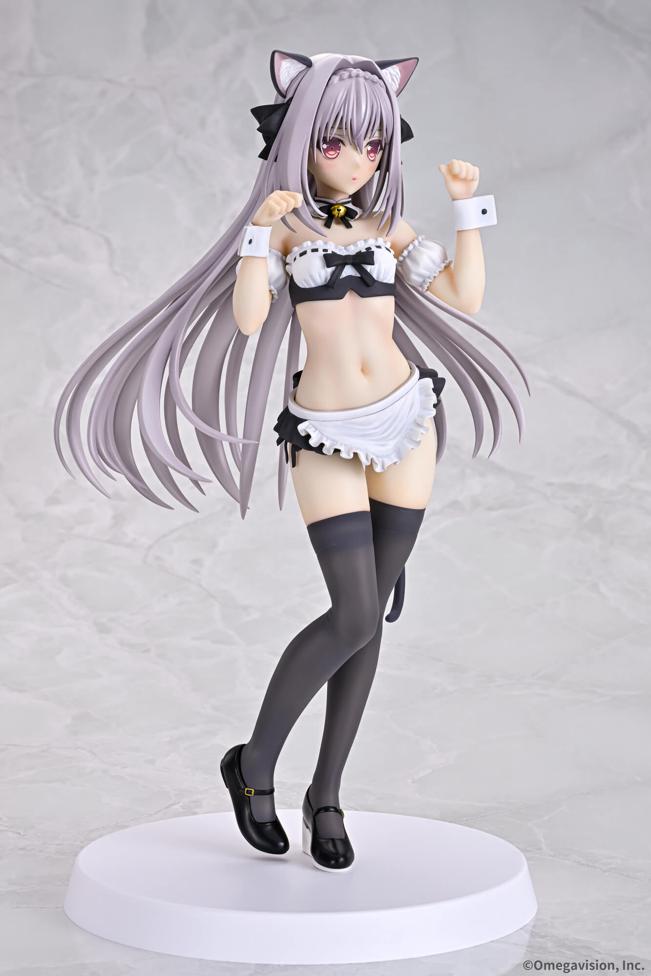 Q Six Scale Figure: Tsuki Ni Yorisou Otome No Sahou - Luna Sakurakouji Cat Maid Escala 1/6