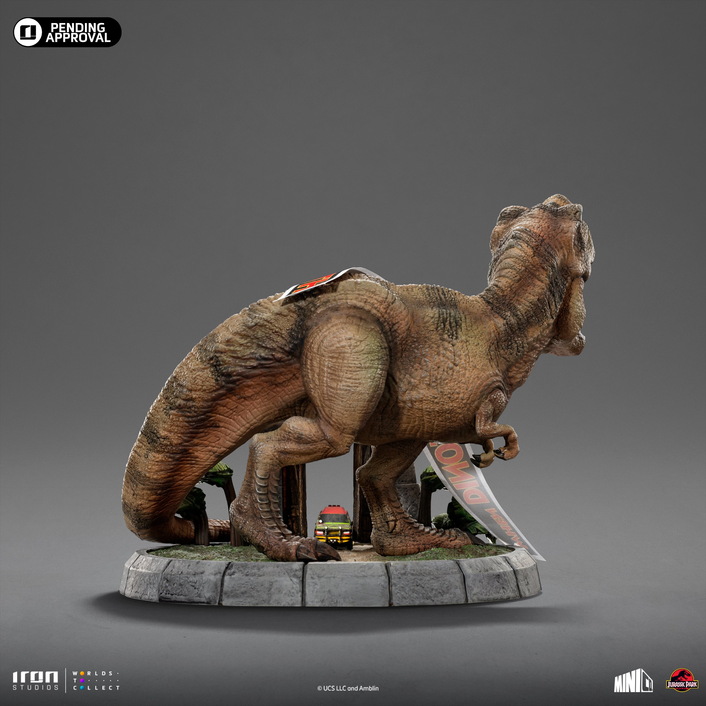 IRON Studios Minico: Jurassic Park - T Rex 30 Aniversario Deluxe