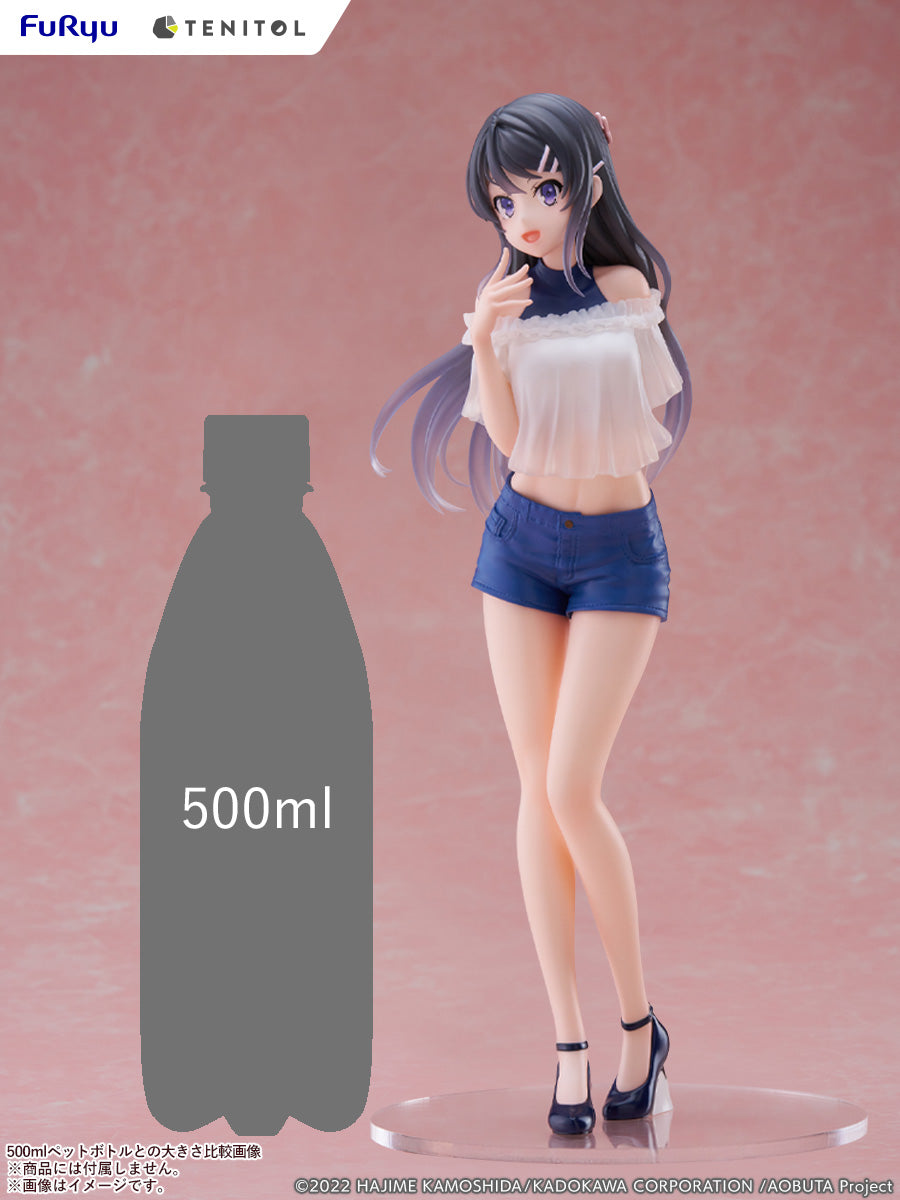 Furyu Figures Tenitol: Rascal Does Not Dream Of Bunny Girl Senpai - Mai Sakurajima