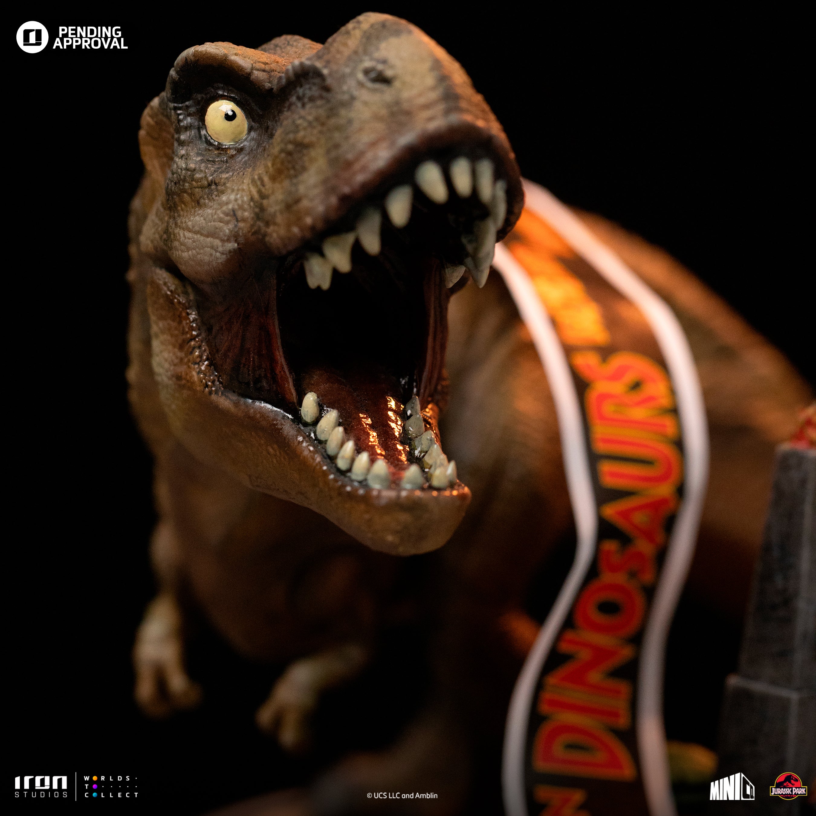 IRON Studios Minico: Jurassic Park - T Rex 30 Aniversario Deluxe