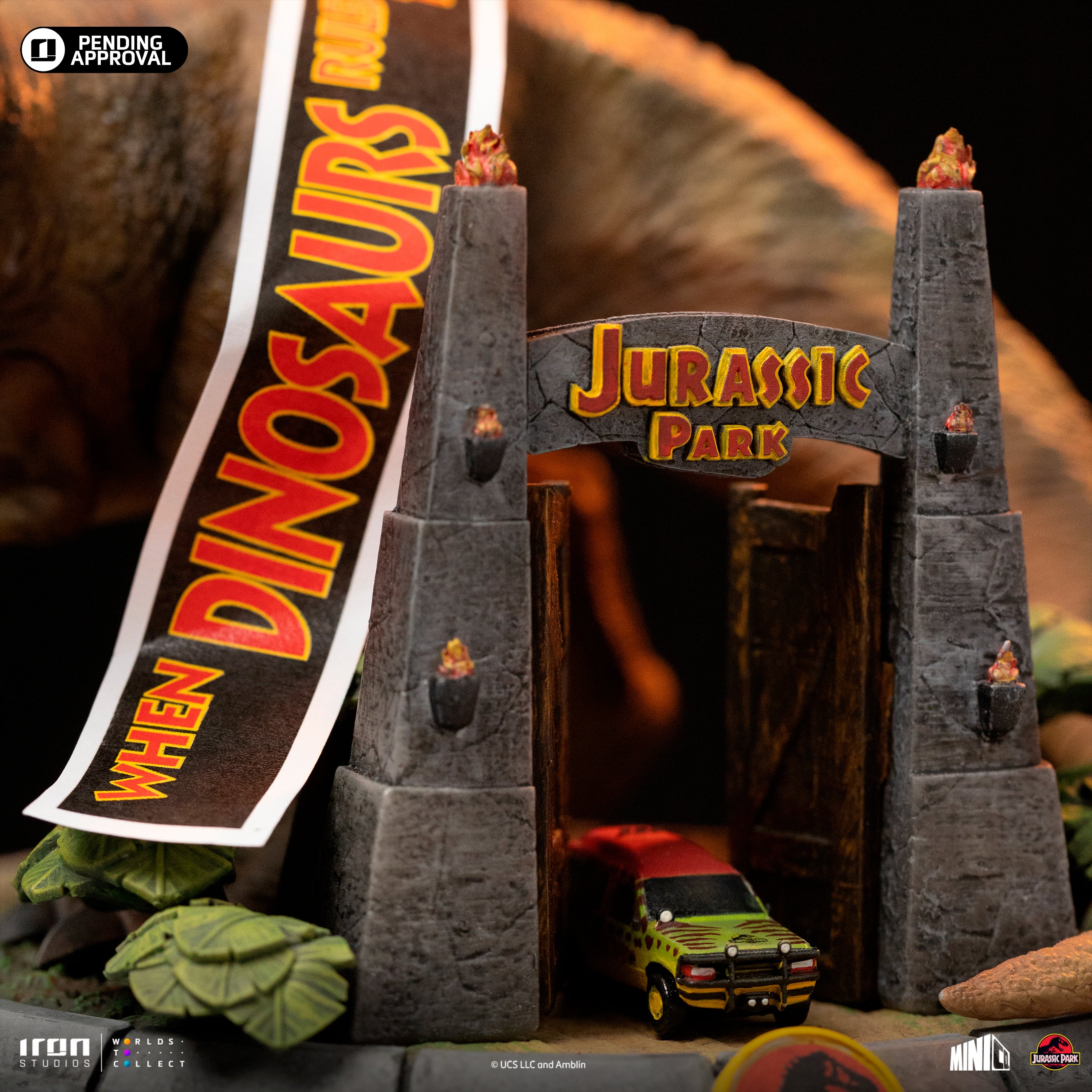 IRON Studios Minico: Jurassic Park - T Rex 30 Aniversario Deluxe