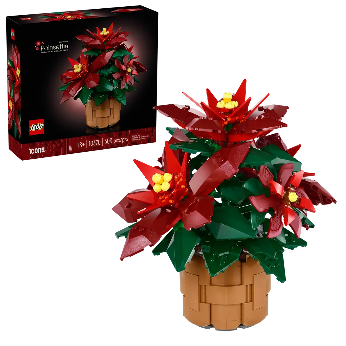 LEGO Icons Botanical Collection Flor de Pascua 10370