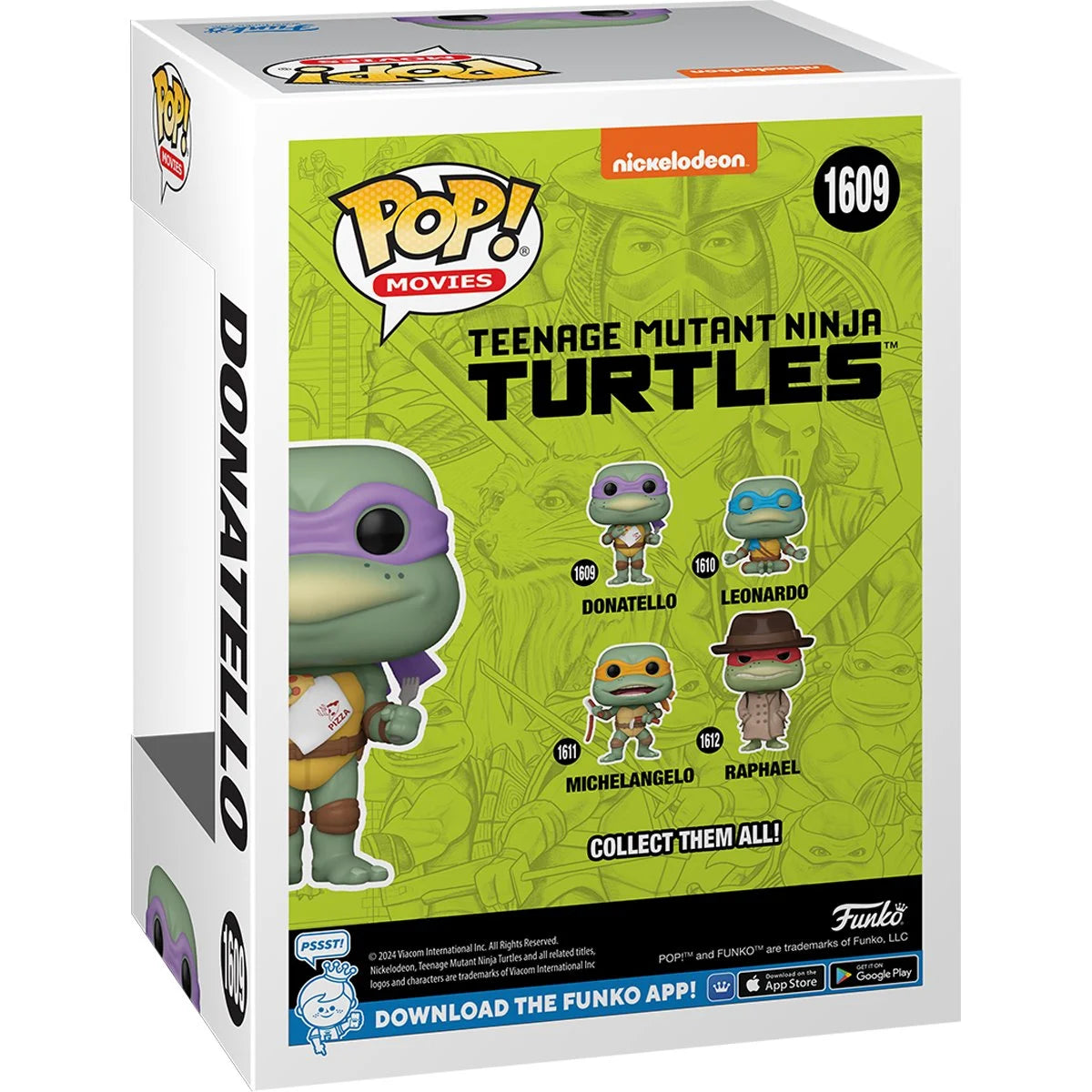 Funko Pop Movies: TMNT Tortugas Ninja - Donatello con Pizza