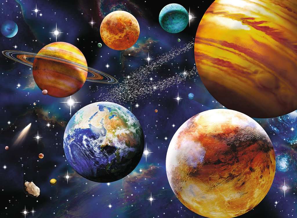 Ravensburger Rompecabezas: Planetas Kids XXL 100 piezas