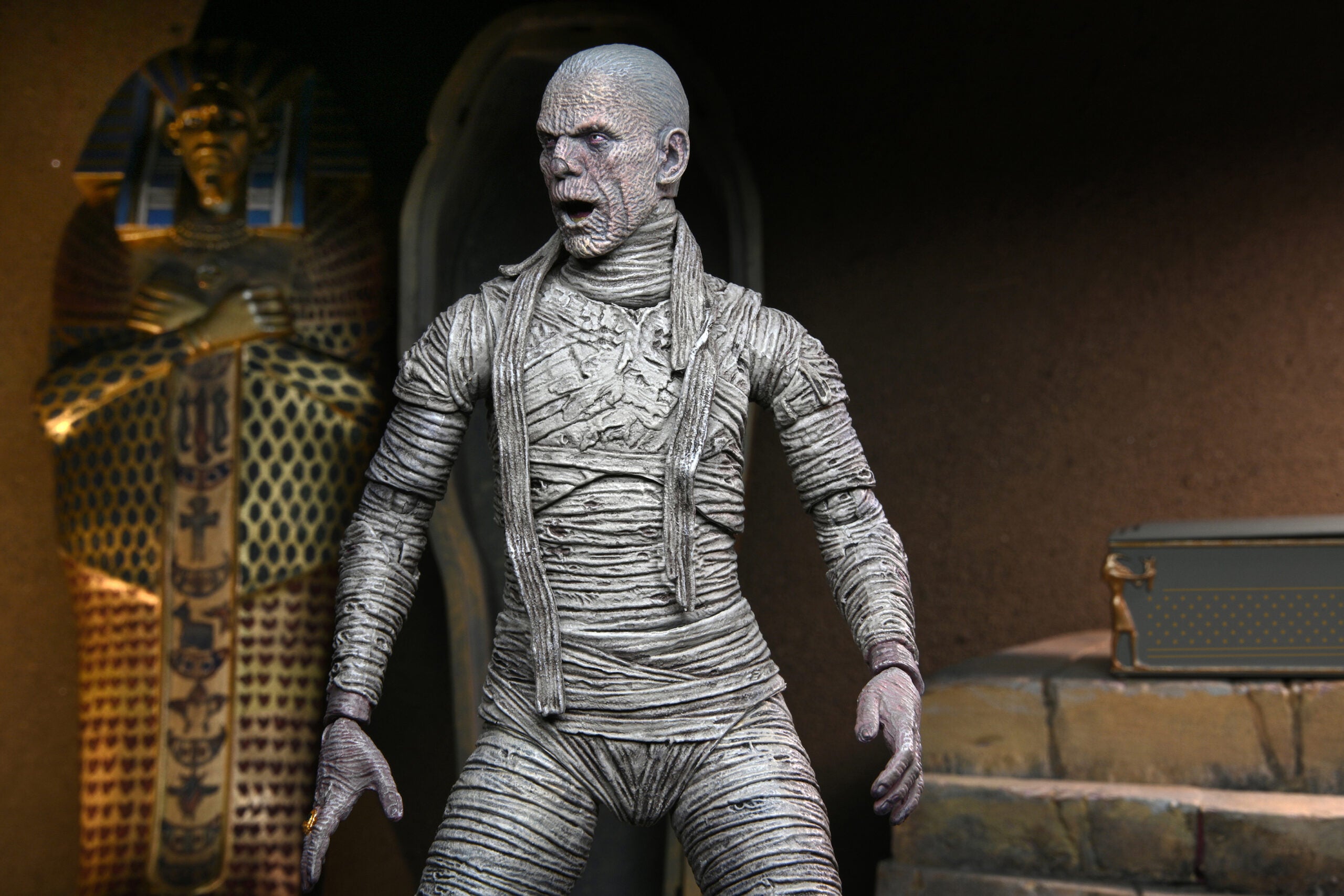 NECA Figura de Accion Ultimate: Universal Monsters - La Momia 7 Pulgadas