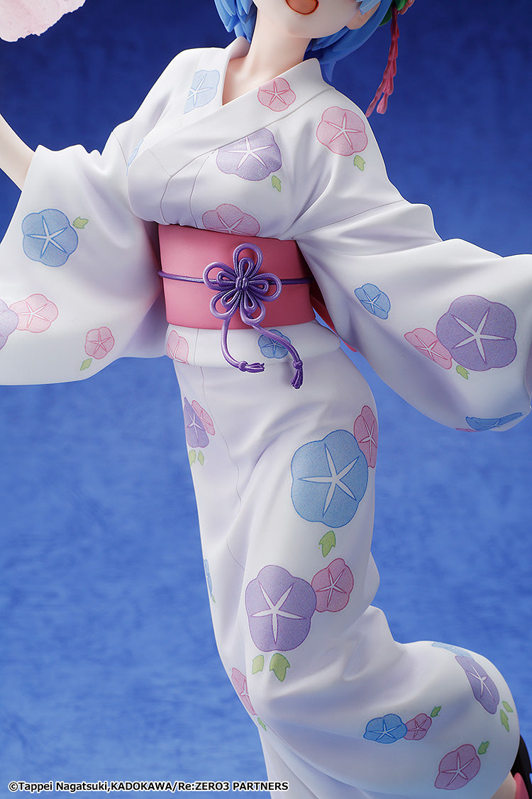 Kadokawa Scale Figure: Re Zero Starting Life In Another World - Rem Yukata Escala 1/7