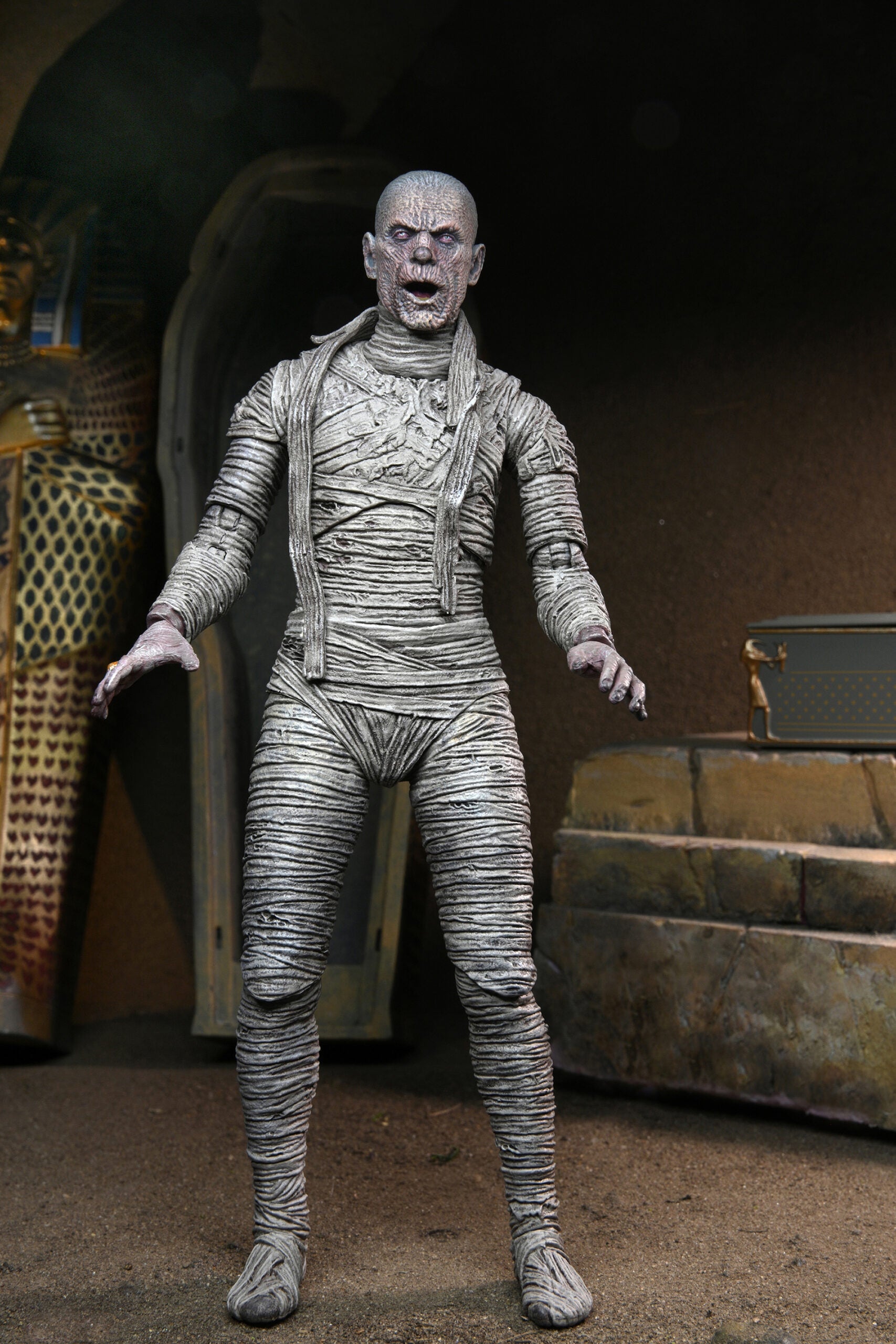 NECA Figura de Accion Ultimate: Universal Monsters - La Momia 7 Pulgadas