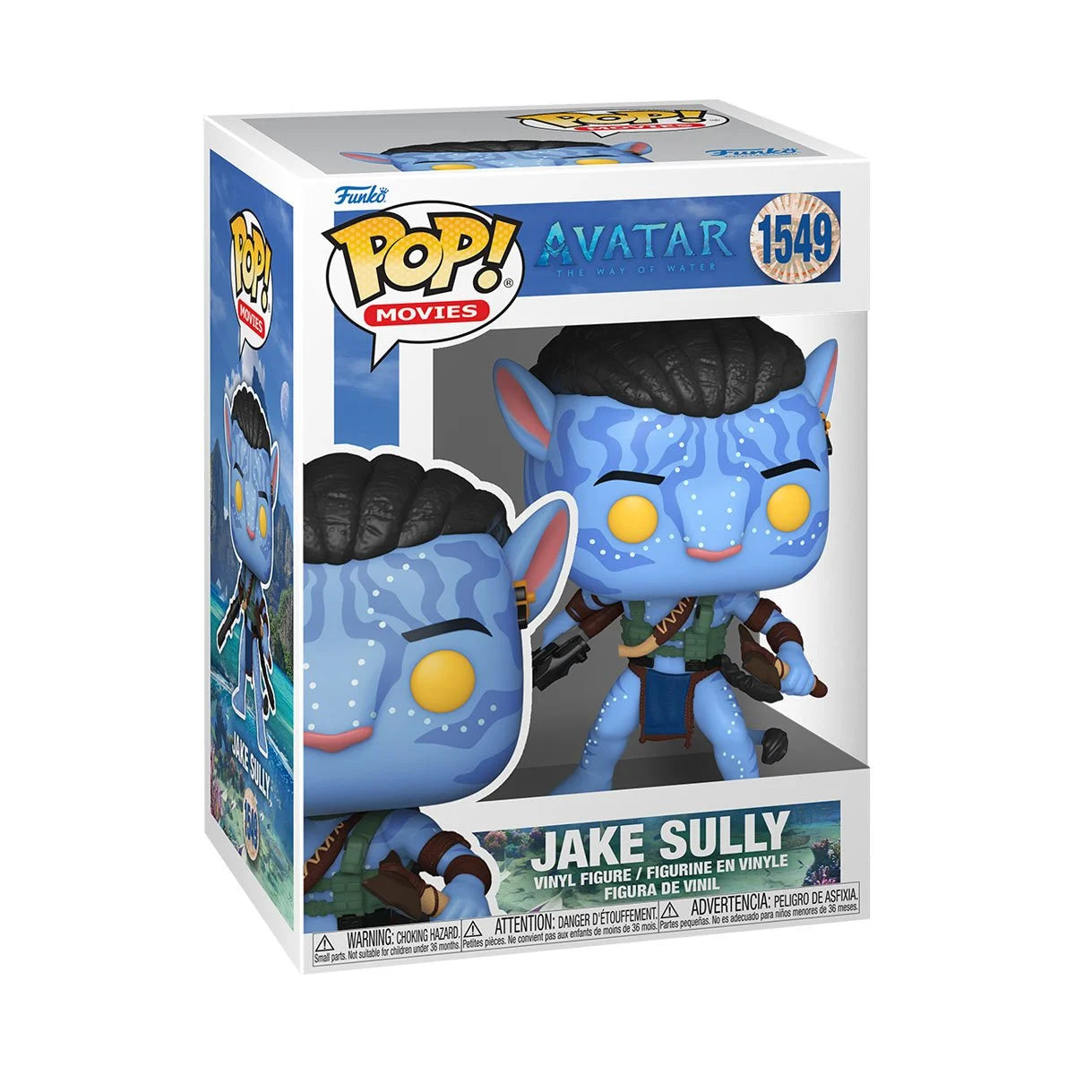 Funko Pop Movies: Avatar 2 The Way Of Water - Jake Sully Pose De Batalla