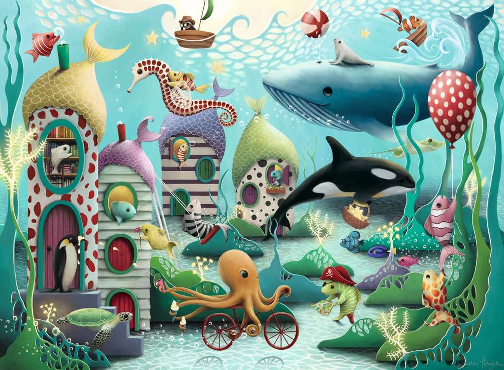 Ravensburger Rompecabezas: Animales Mar Kids XXL 100 piezas