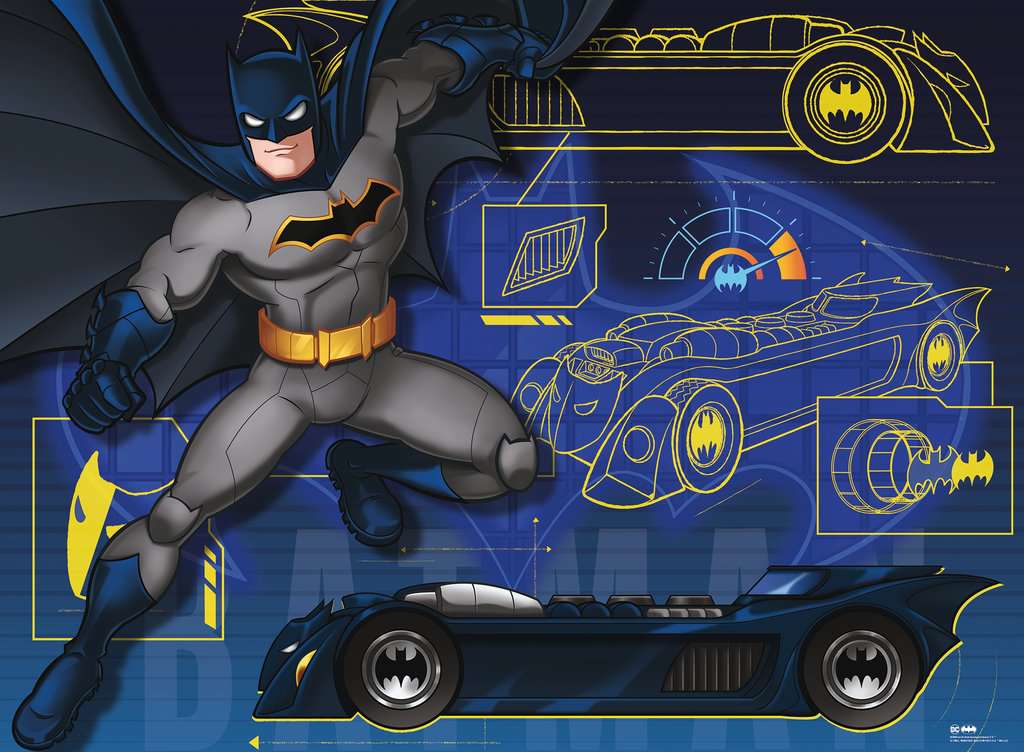 Ravensburger Rompecabezas: Batman - Batimovil Kids XXL 100 piezas