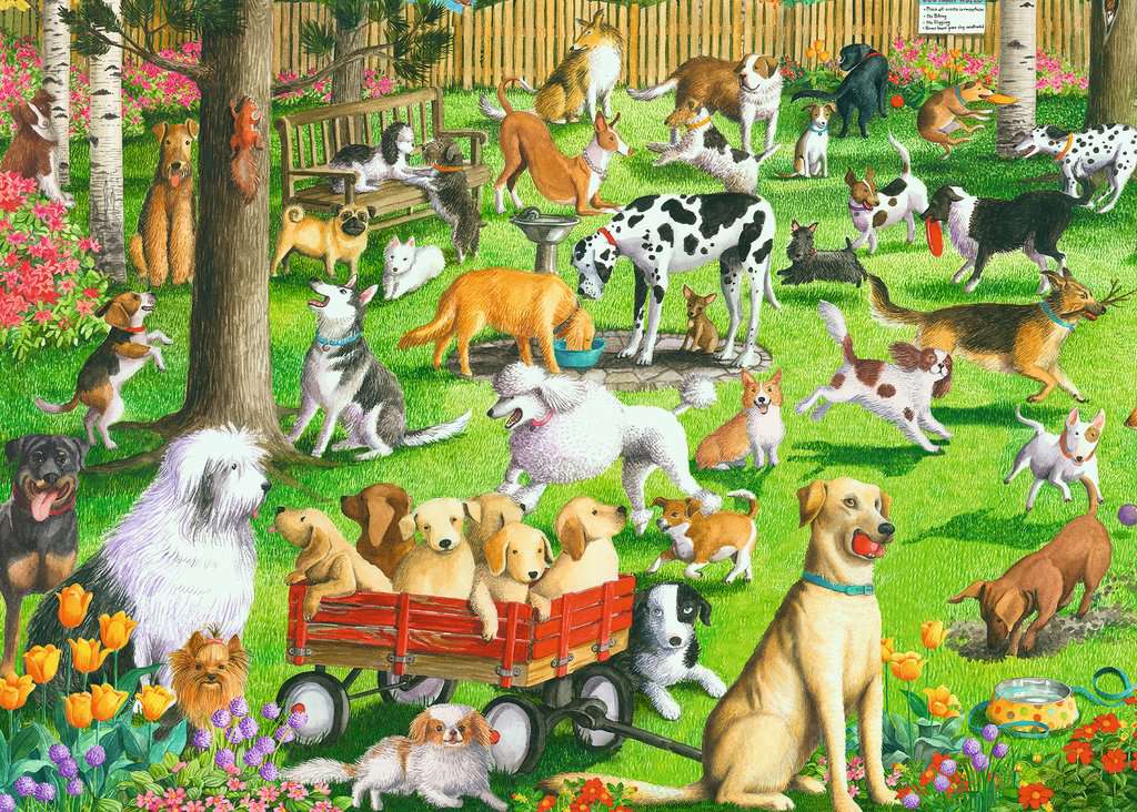 Ravensburger Rompecabezas Adultos: Parque de Perros XXL 500 piezas