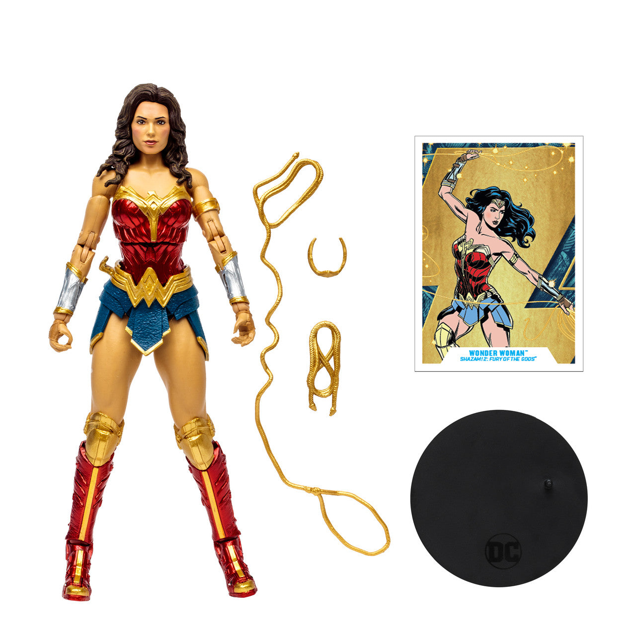 McFarlane Figura de Accion: DC Shazam 2 La Furia de los Dioses - Wonder Woman 7 Pulgadas