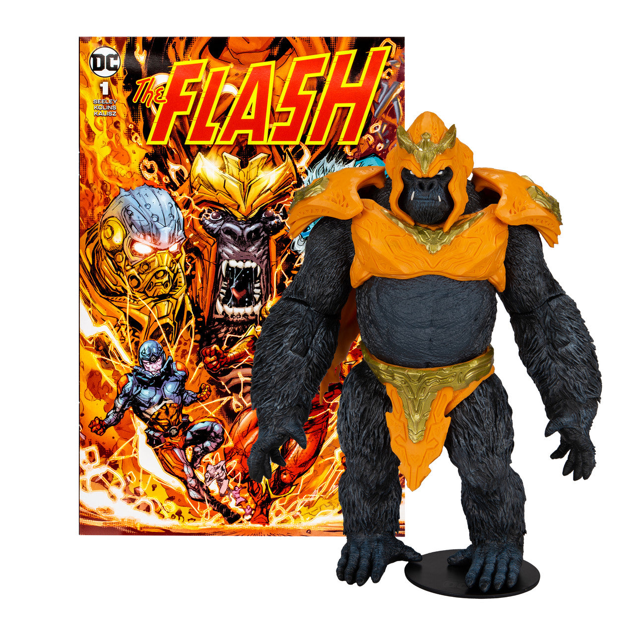 McFarlane Dc Direct: The Flash - Gorilla Grodd Mega Figura con Comic