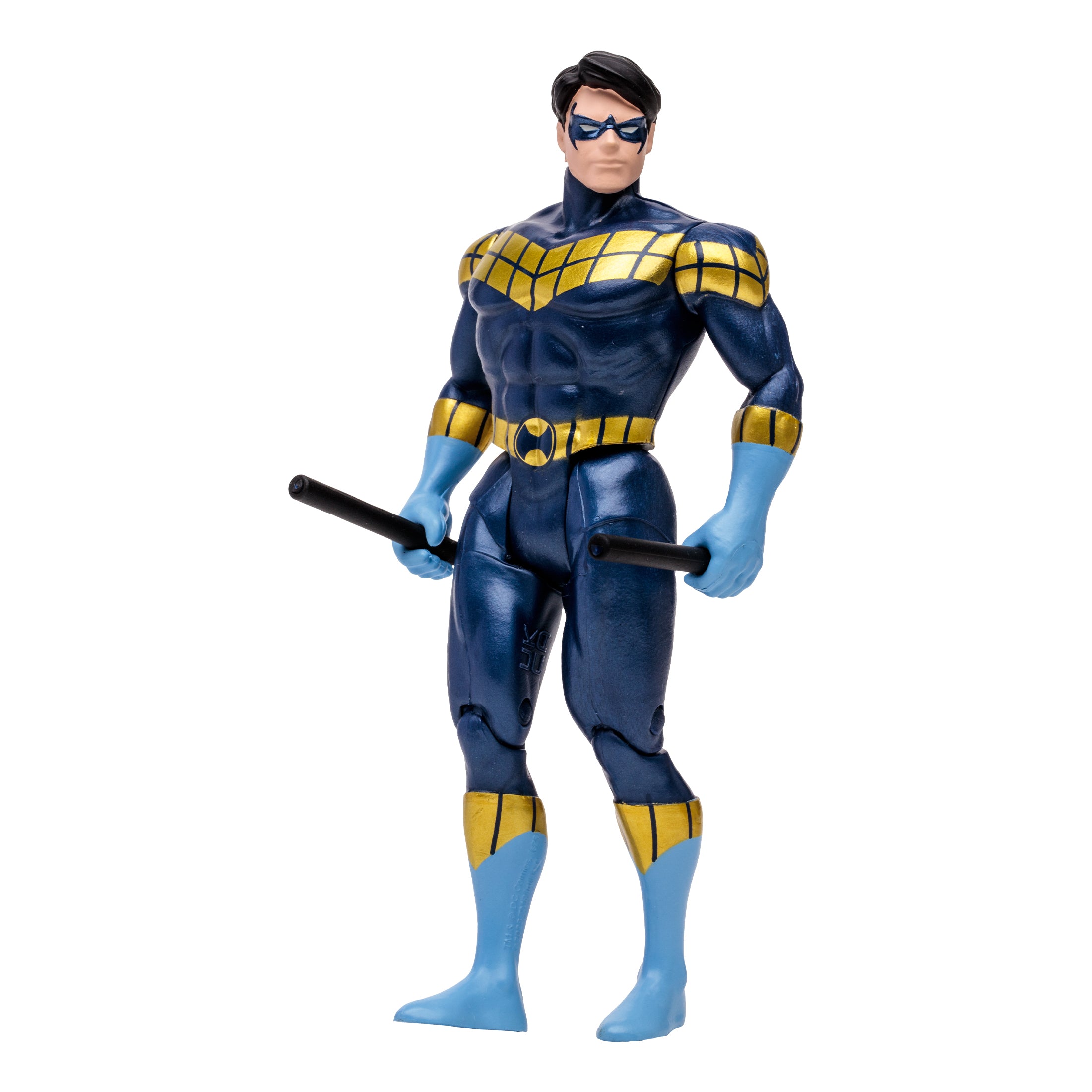 McFarlane Super Powers Figura de Accion: DC Batman Knightfall - Nightwing 4.5 Pulgadas