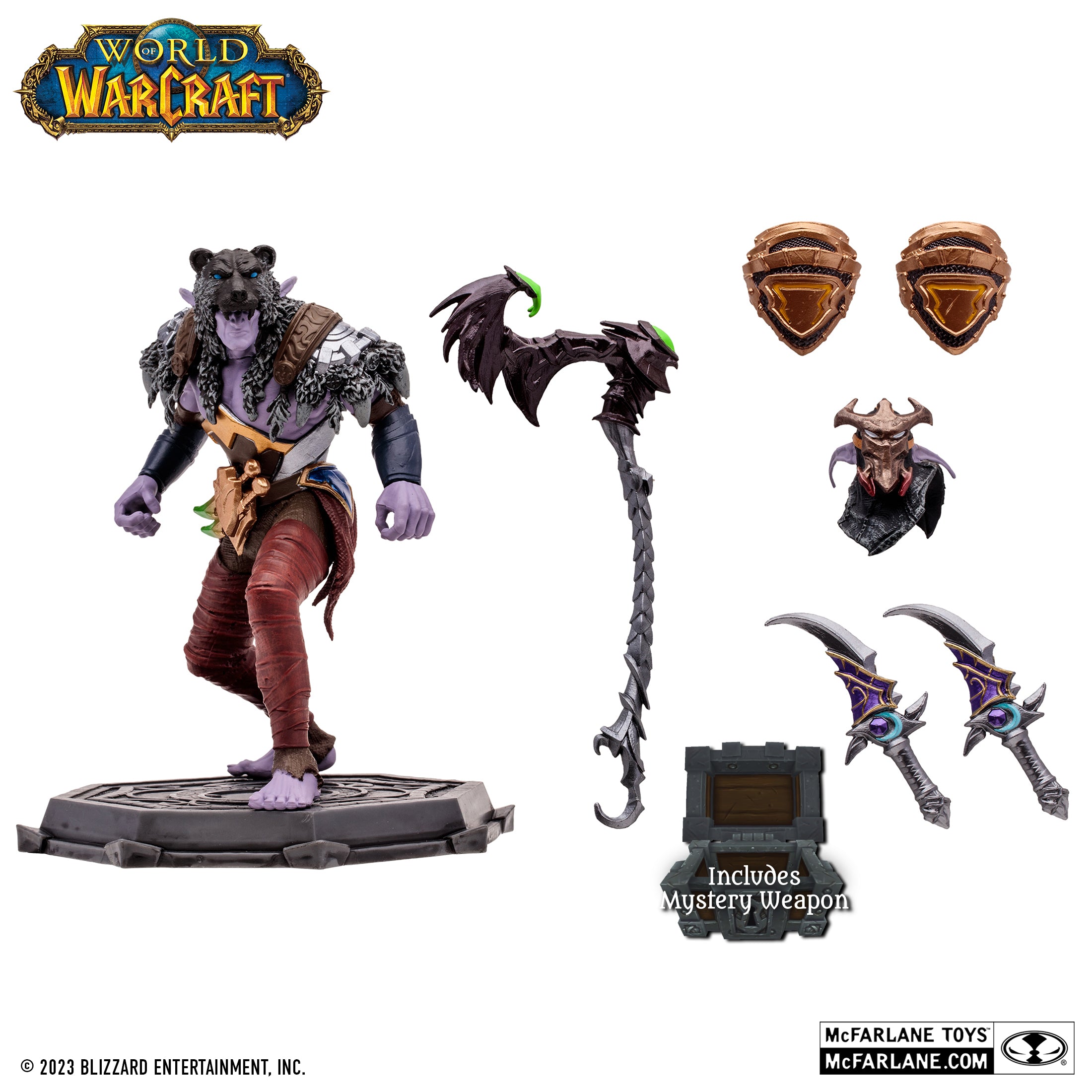 McFarlane Estatua: World Of Warcraft - Elfo de la Noche Druida Picaro Epic Escala 1/12