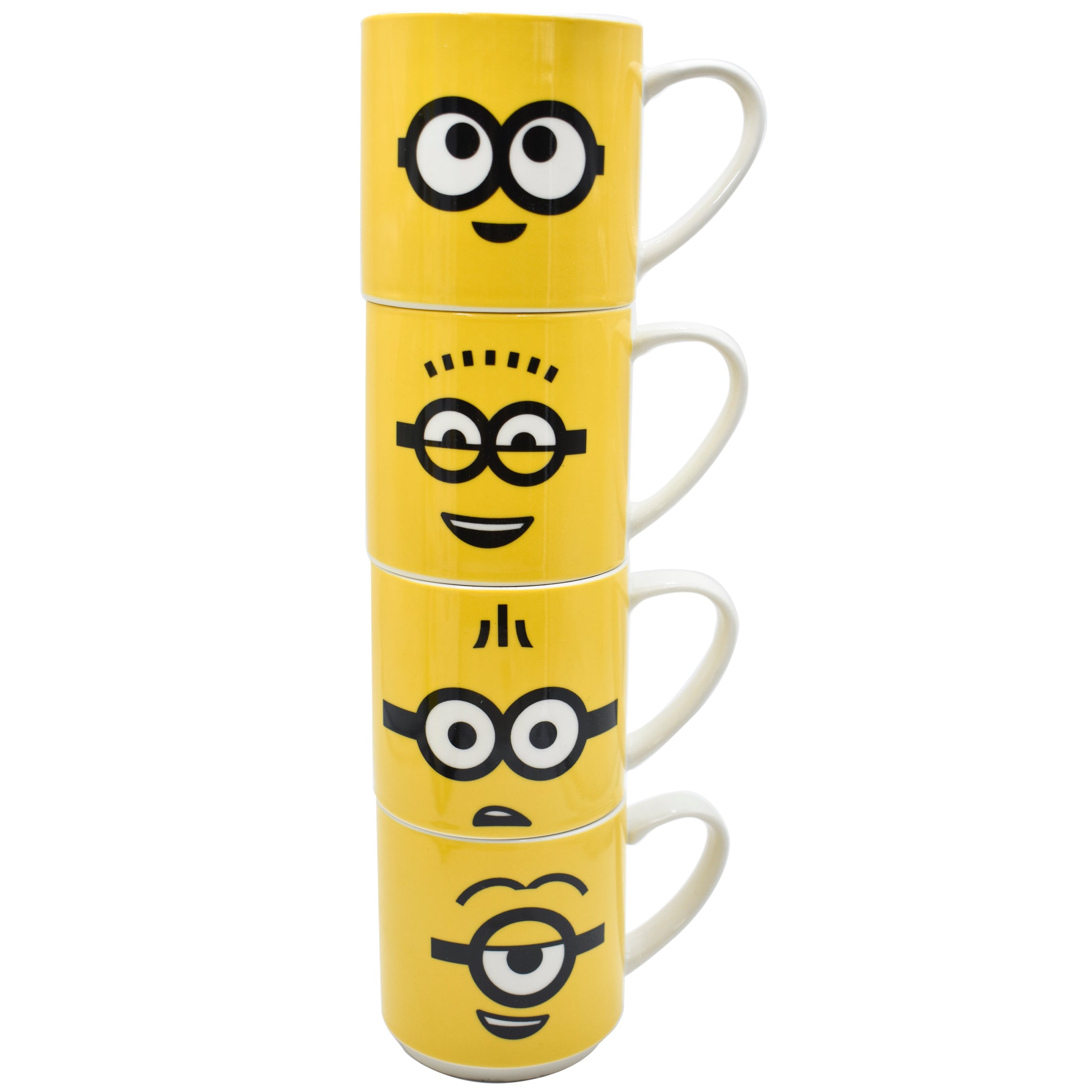 Fun Kids Tarros Apilables: Mi Villano Favorito - Minions 330 ml 4 Pack