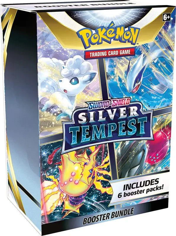 Pokemon TCG Sword & Shield: Silver Tempest - Booster Bundle 6 Pack En Ingles