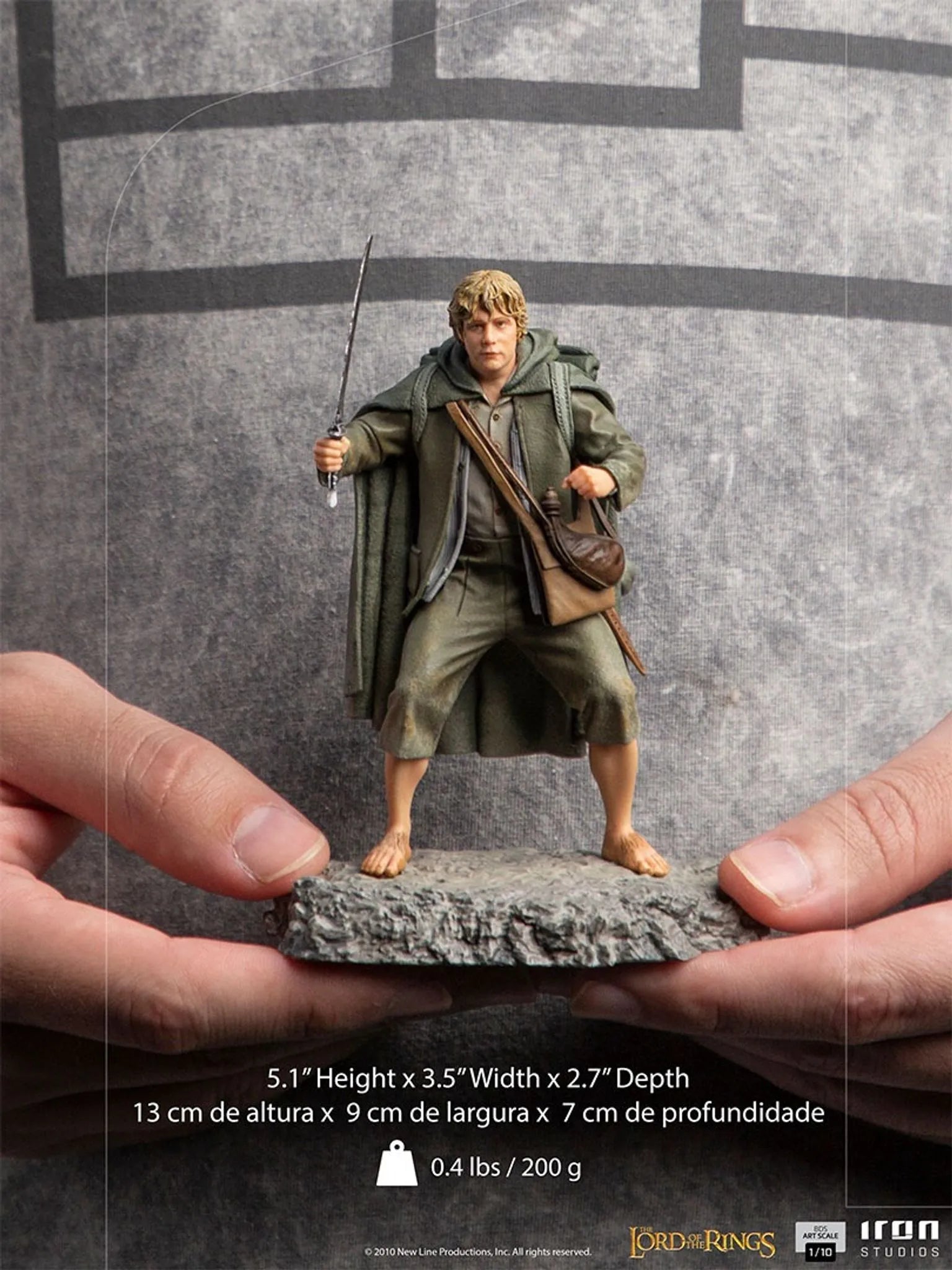 IRON Studios: The Lord Of The Rings - Sam BDS Escala de Arte 1/10