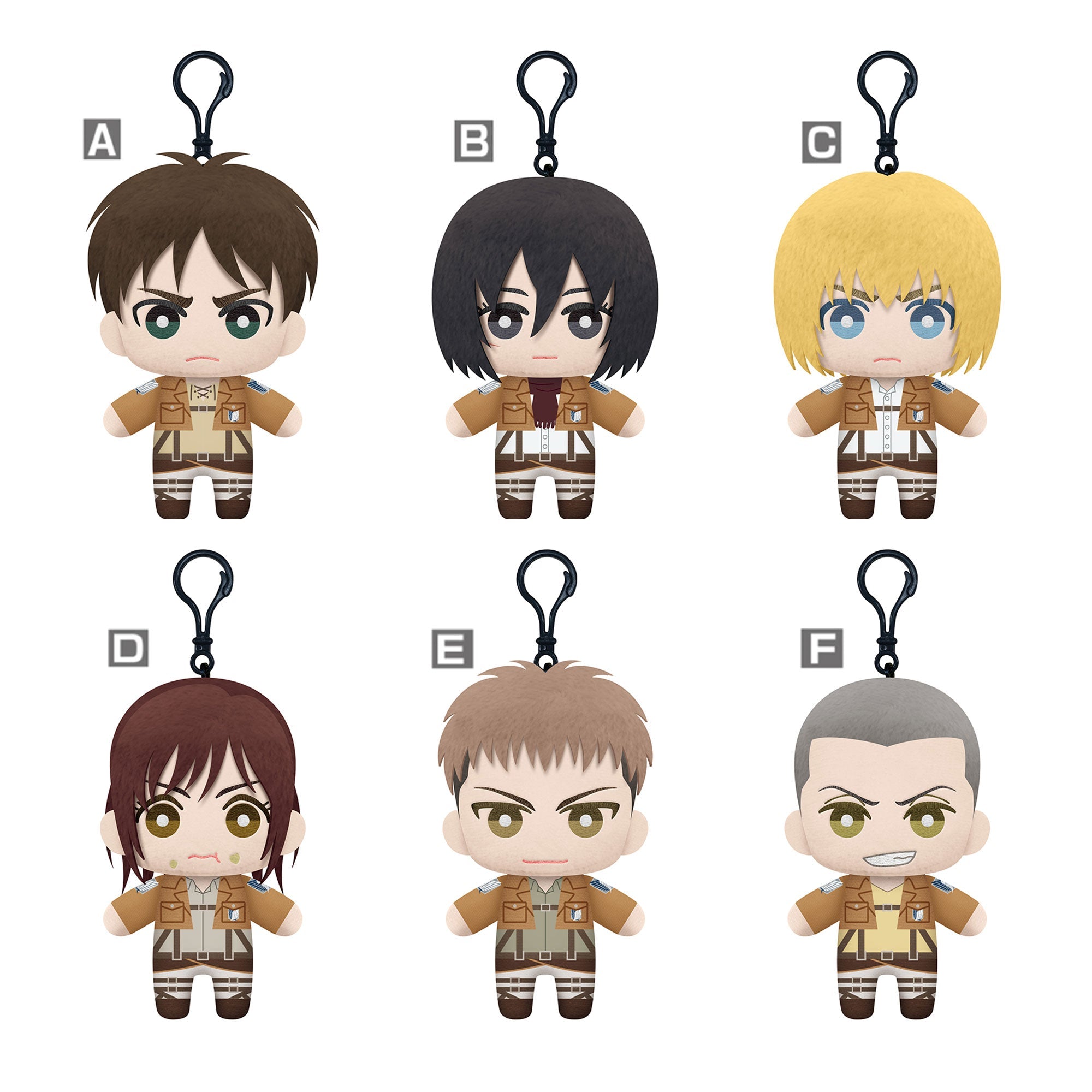 Banpresto Tomonui Plush: Attack On Titan - Serie 1 Peluche Sorpresa