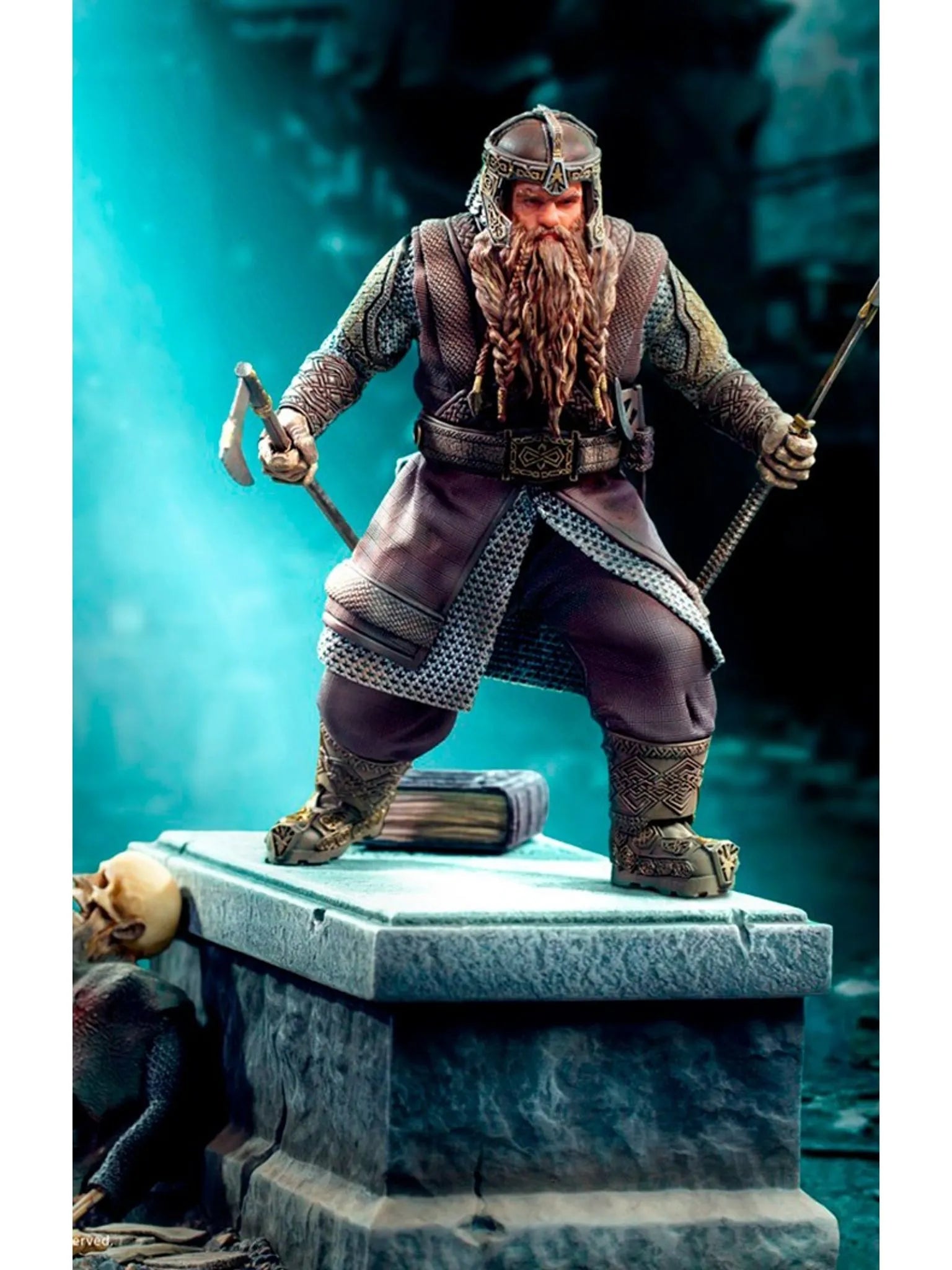 IRON Studios: The Lord Of The Rings - Gimli Deluxe BDS Escala de Arte 1/10