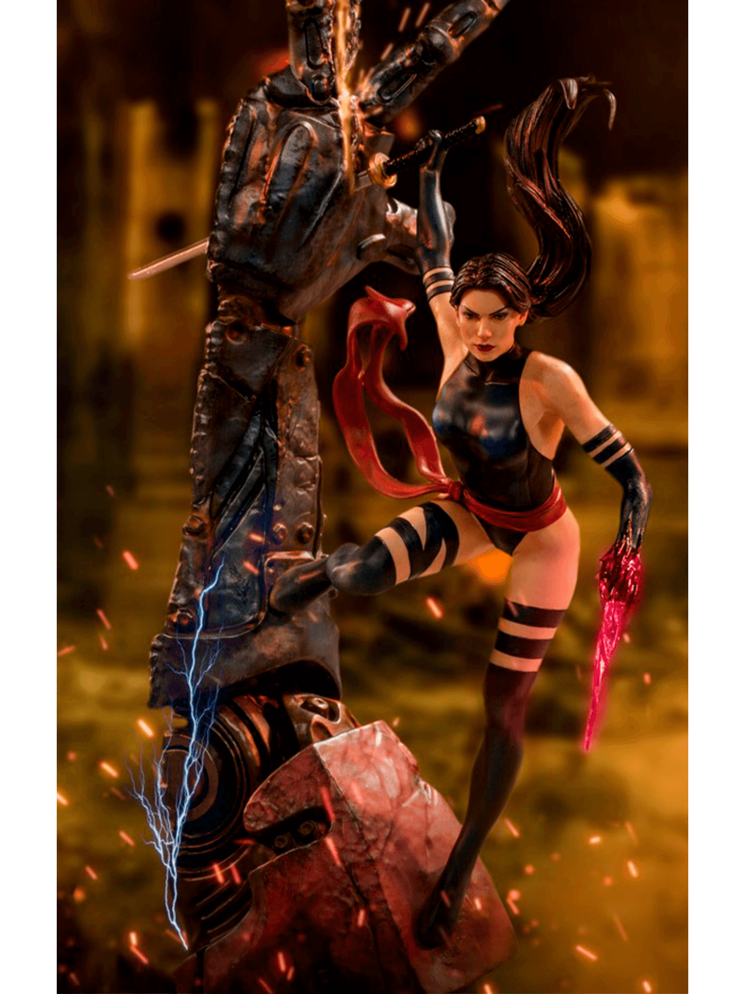 IRON Studios: Marvel X Men - Psylocke BDS Escala de Arte 1/10