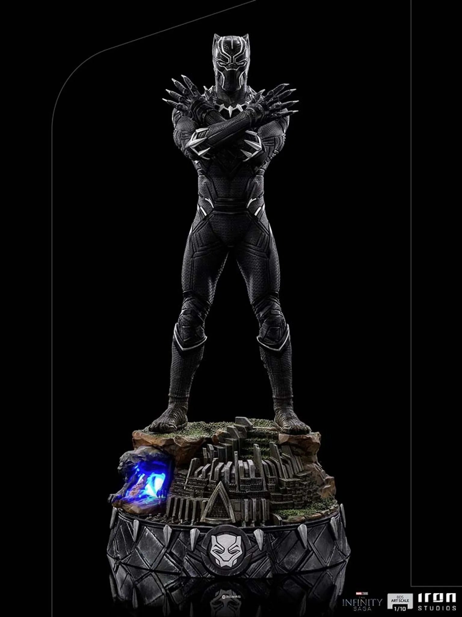 IRON Studios: The Infinity Saga - Black Panther Deluxe Escala de Arte 1/10