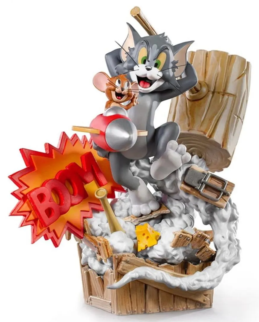 IRON Studios: Tom y Jerry - Tom y Jerry Escala 1/3