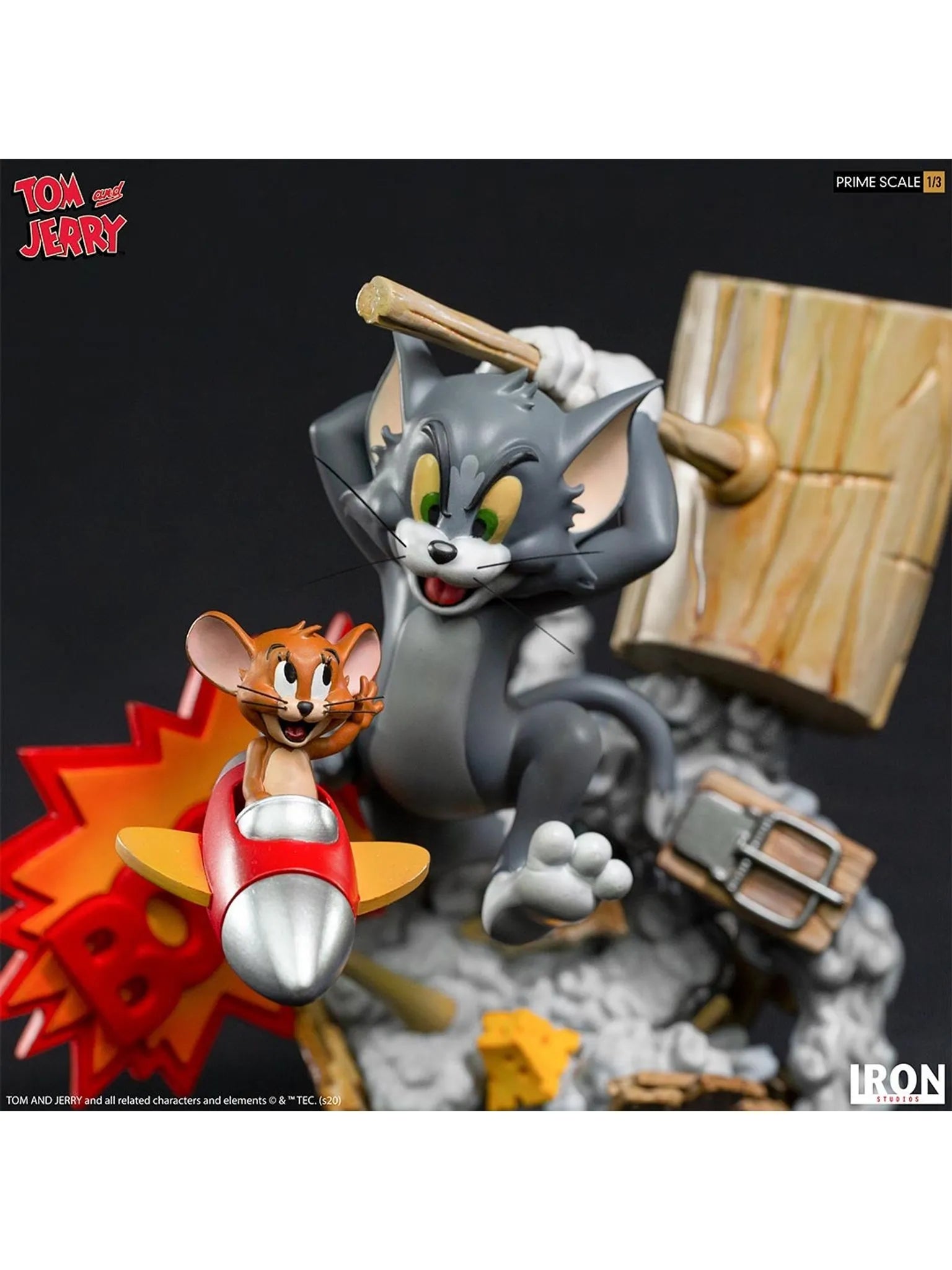 IRON Studios: Tom y Jerry - Tom y Jerry Escala 1/3