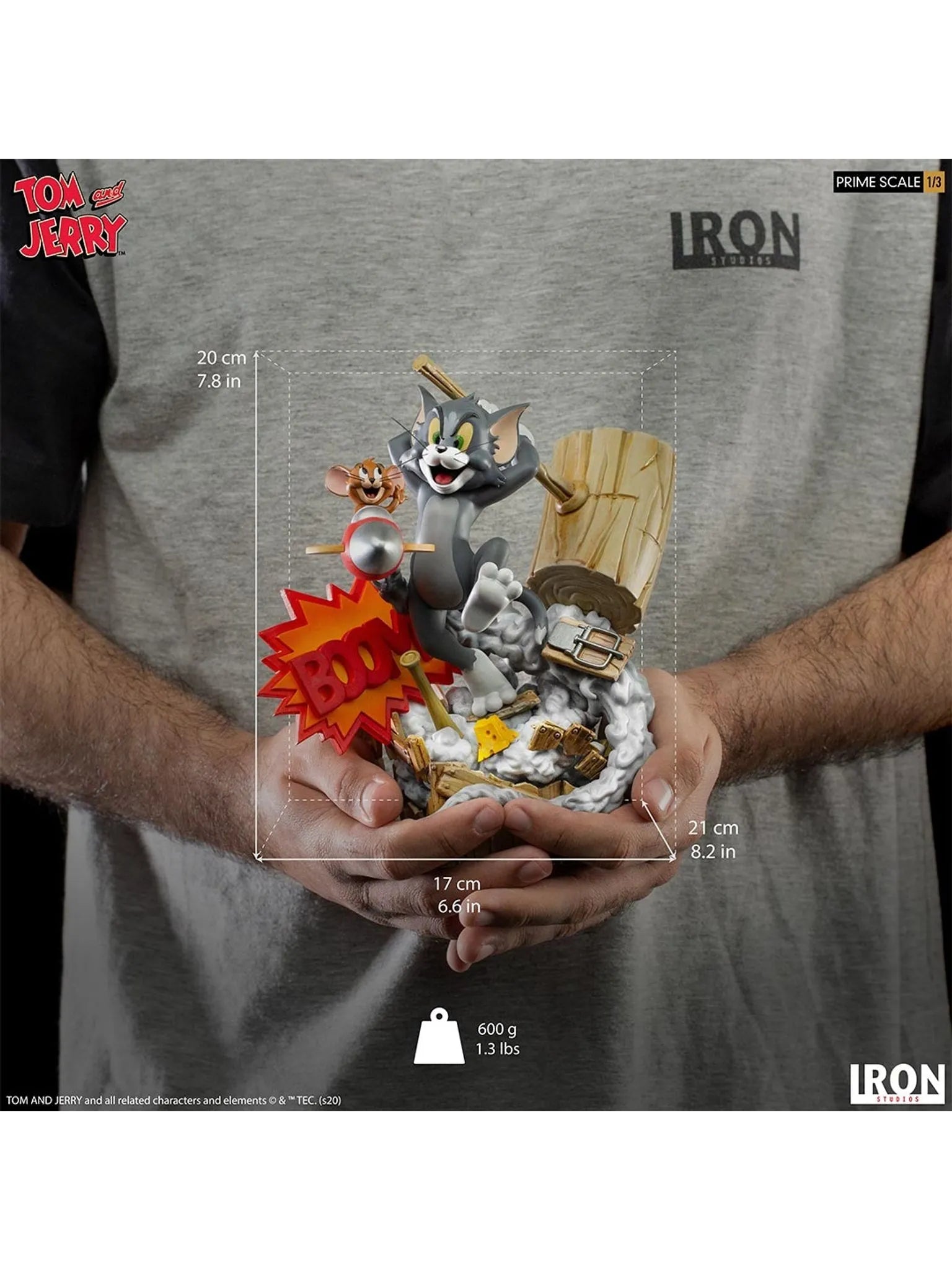 IRON Studios: Tom y Jerry - Tom y Jerry Escala 1/3