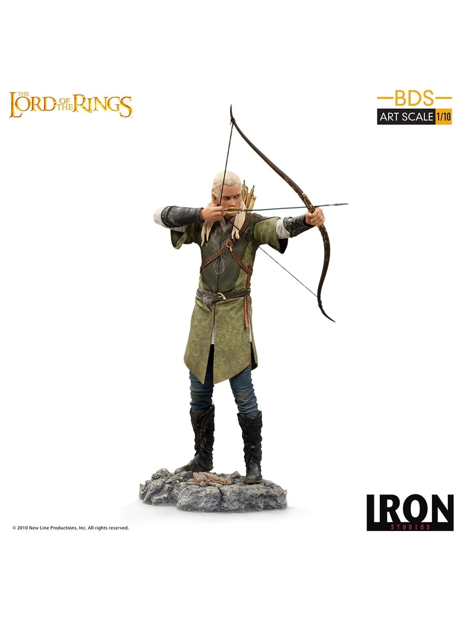 IRON Studios: The Lord Of The Rings - Legolas Deluxe BDS Escala de Arte 1/10