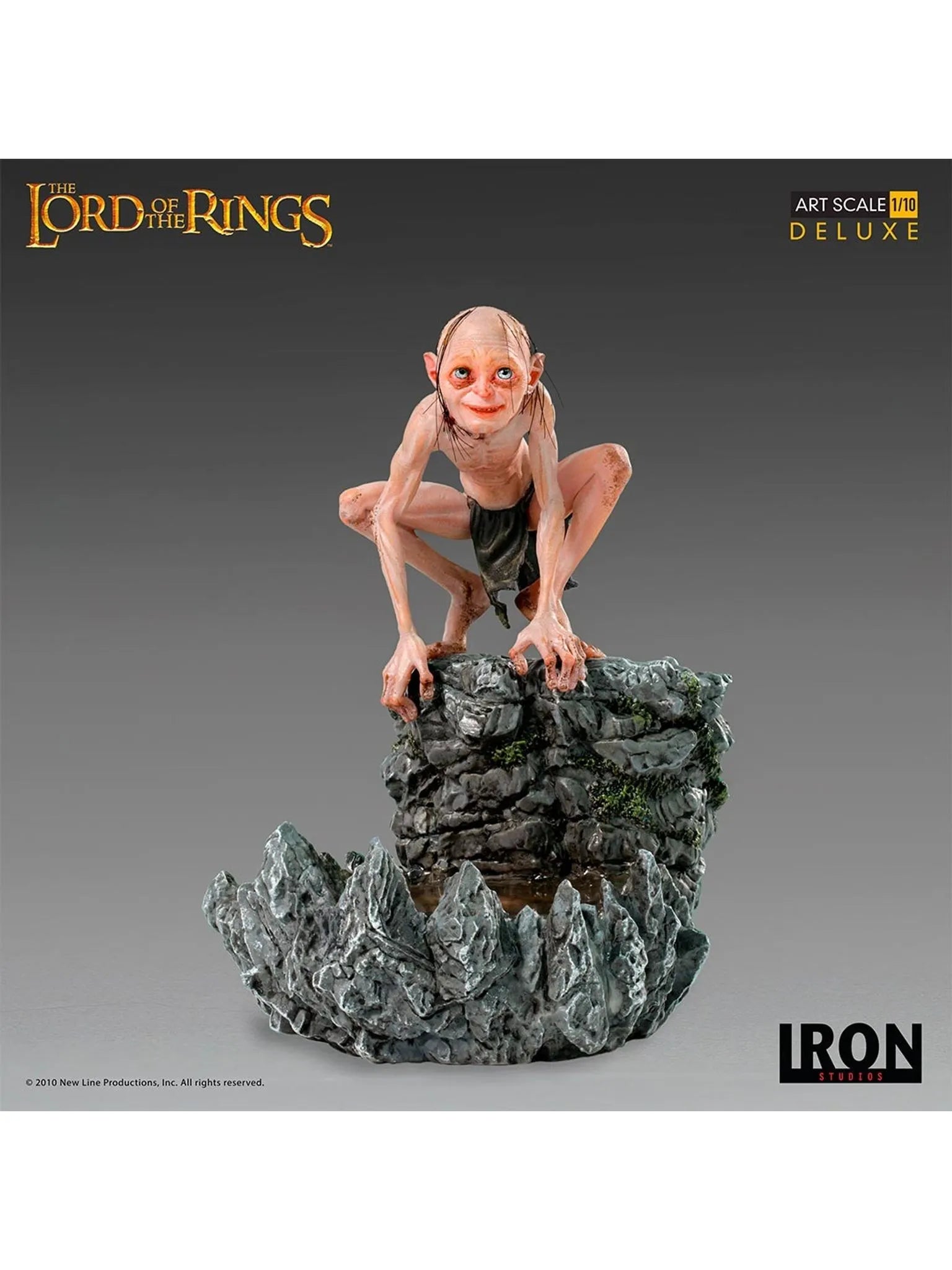 IRON Studios: The Lord Of The Rings - Gollum Deluxe Escala 1/10