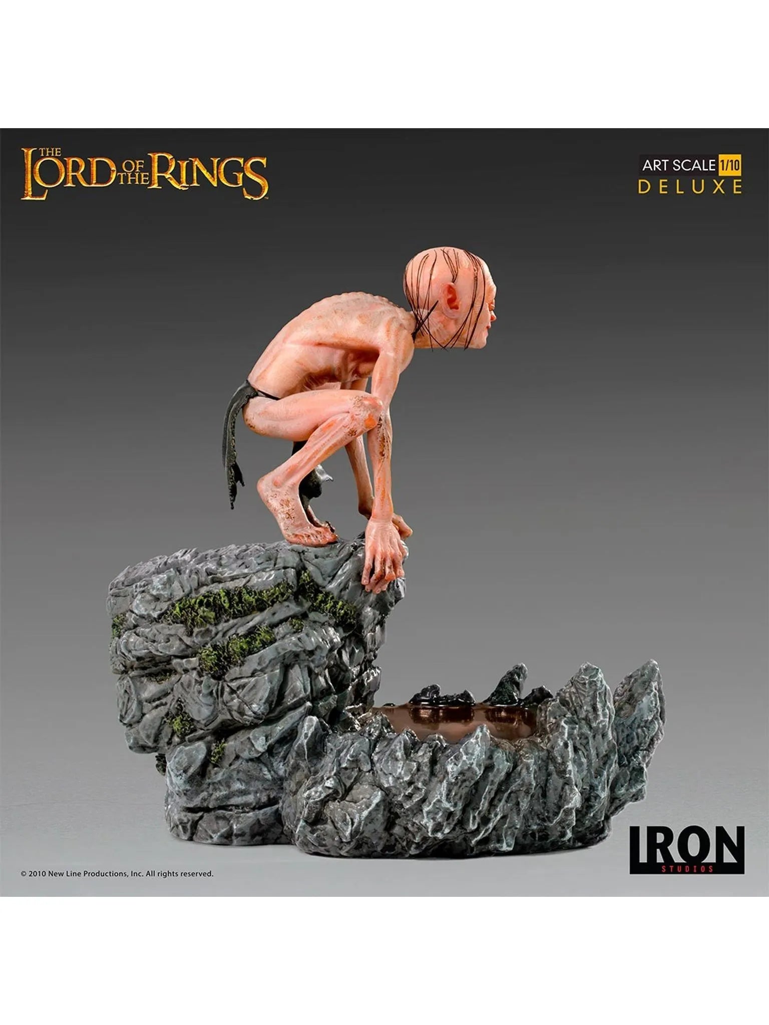 IRON Studios: The Lord Of The Rings - Gollum Deluxe Escala 1/10