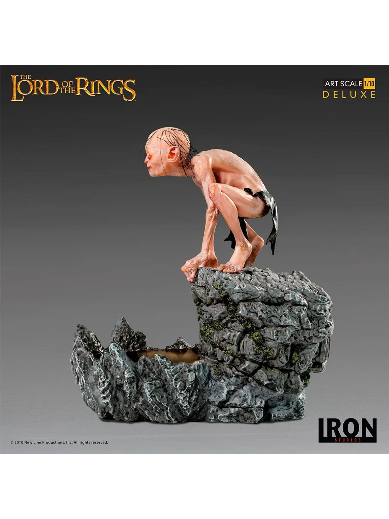 IRON Studios: The Lord Of The Rings - Gollum Deluxe Escala 1/10