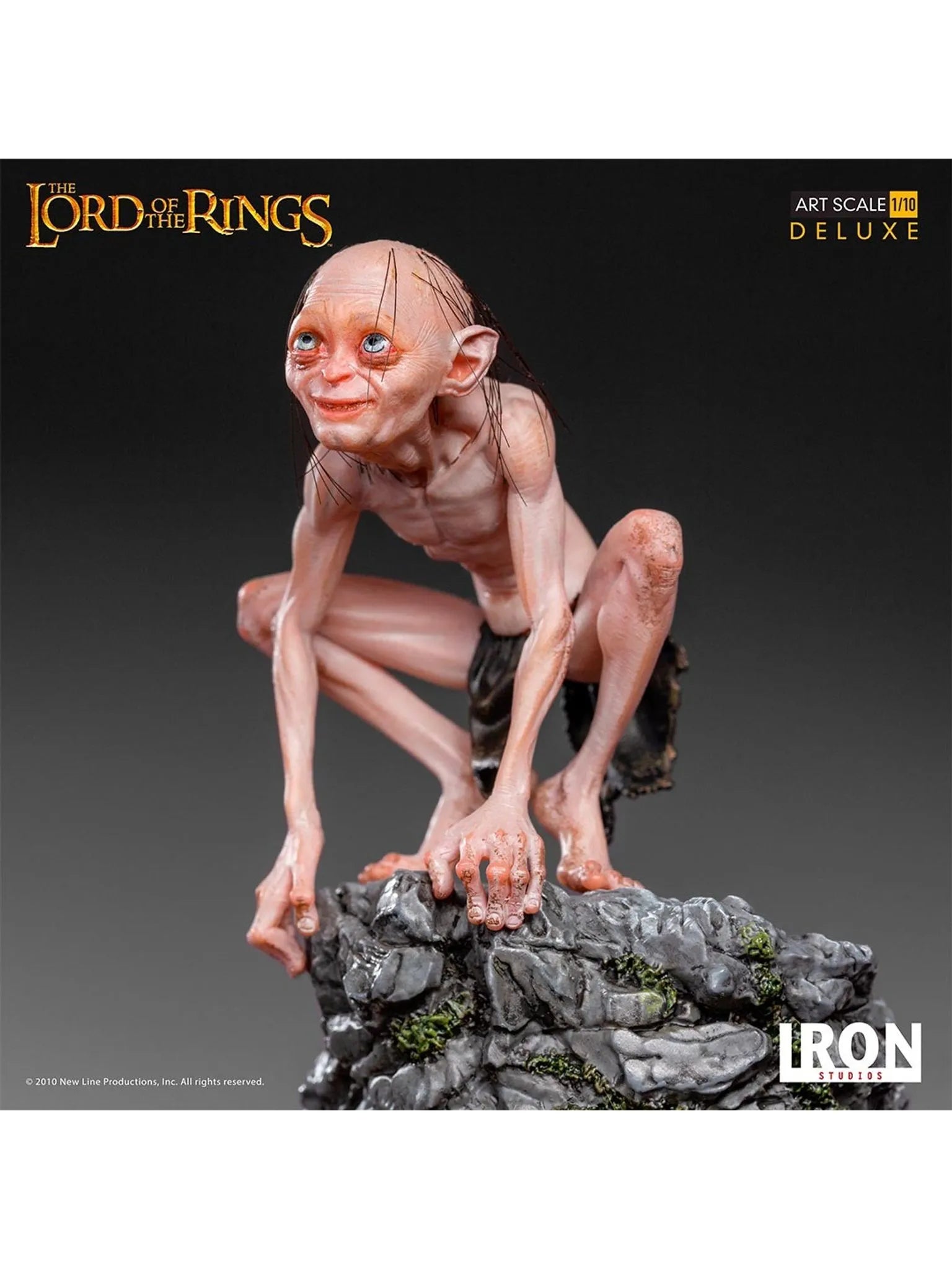 IRON Studios: The Lord Of The Rings - Gollum Deluxe Escala 1/10